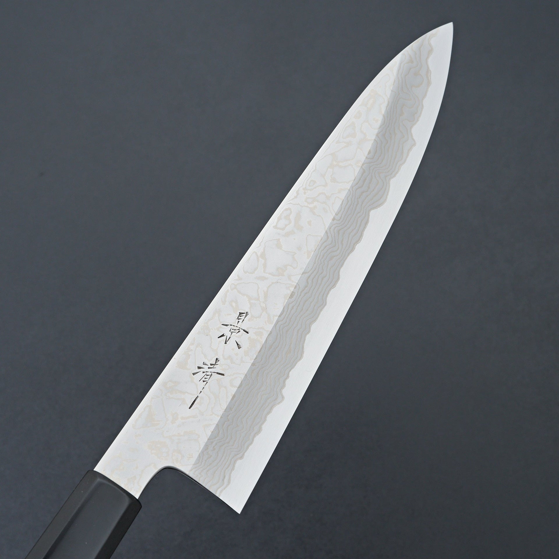 Kagekiyo Blue 1 Stainless Clad Damascus Gyuto 240mm-Knife-Kagekiyo-Carbon Knife Co