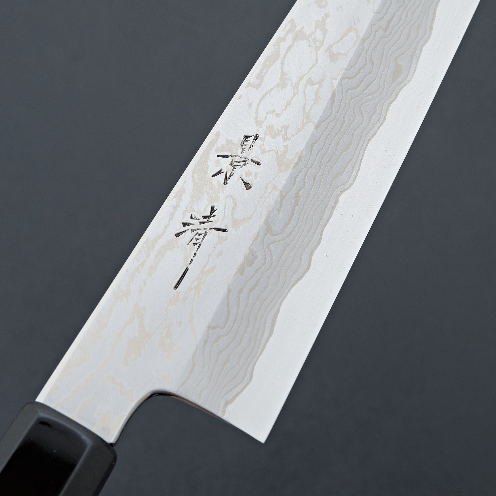 Kagekiyo Blue 1 Stainless Damascus Kiritsuke 240mm-Knife-Kagekiyo-Carbon Knife Co