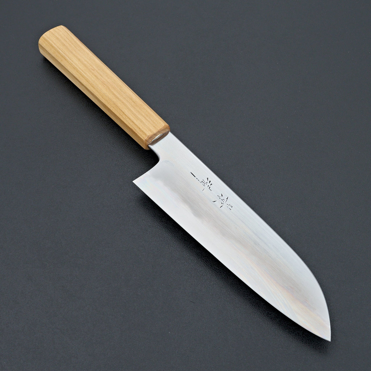 Kagekiyo Gokujyo White 2 Santoku 180mm Sakura-Knife-Kagekiyo-Carbon Knife Co