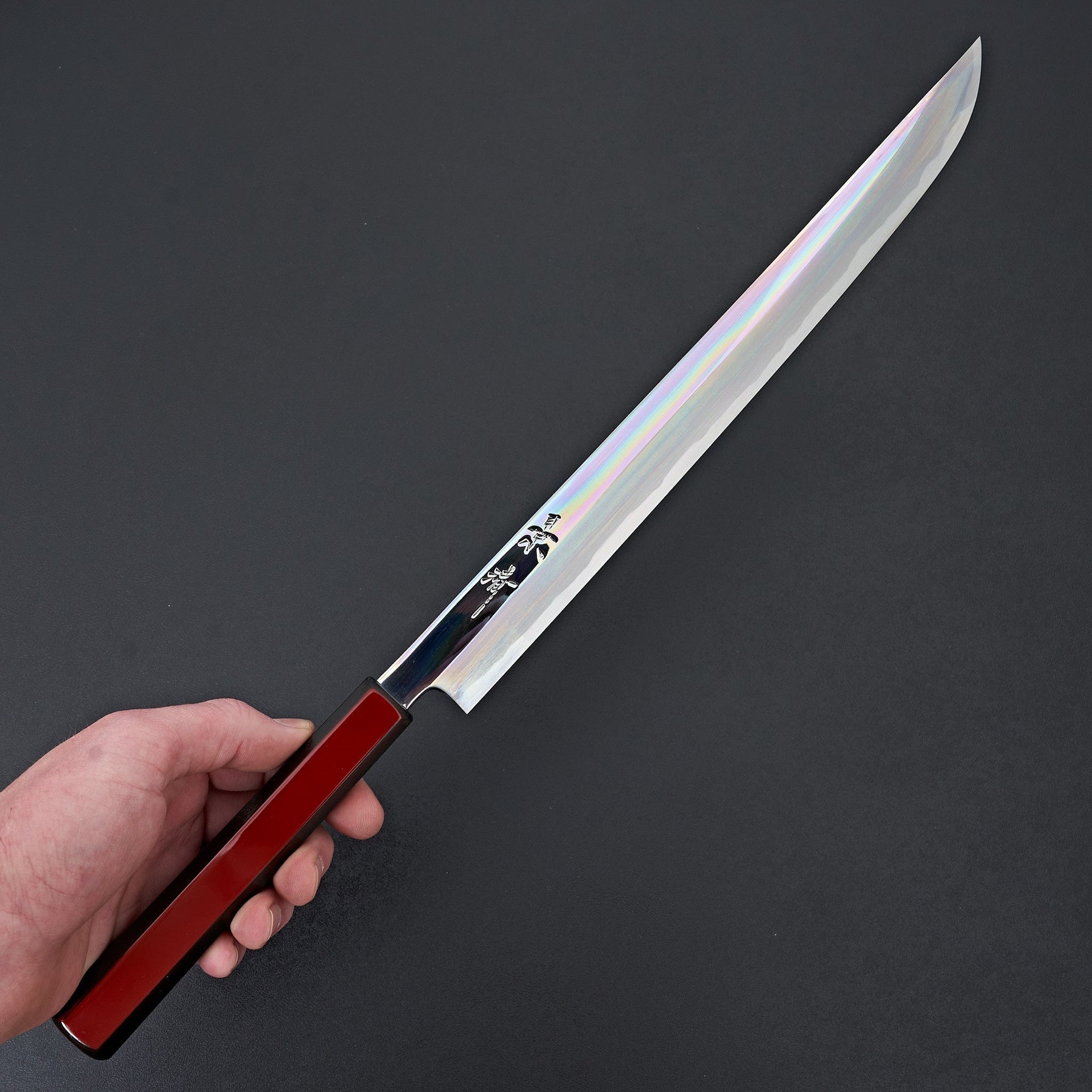 Kagekiyo White #1 Mirror Tsurugi Yanagiba 300mm-Knife-Kagekiyo-Carbon Knife Co