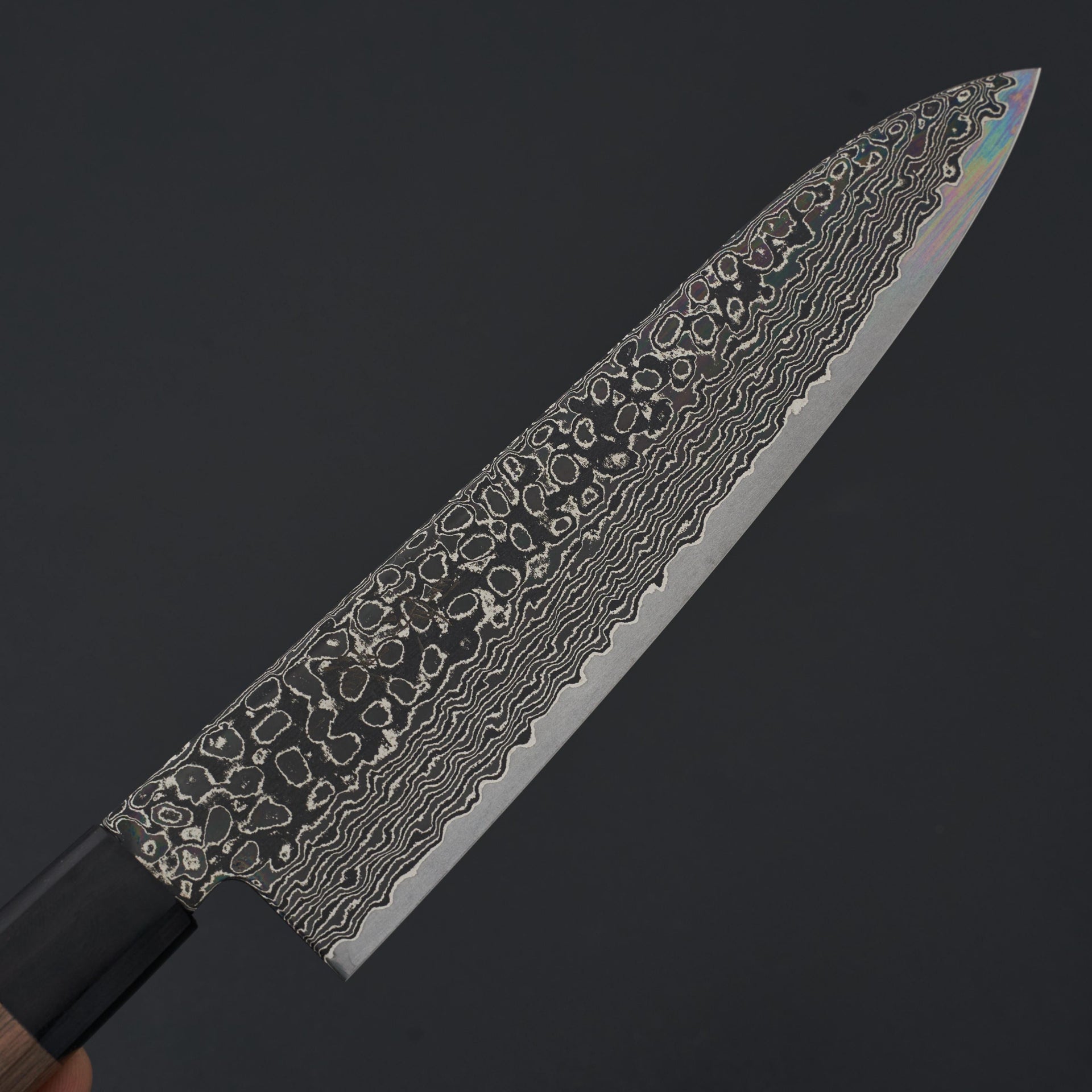 Kagekiyo ZA-18 Black Damascus Gyuto 210mm-Kagekiyo-Carbon Knife Co