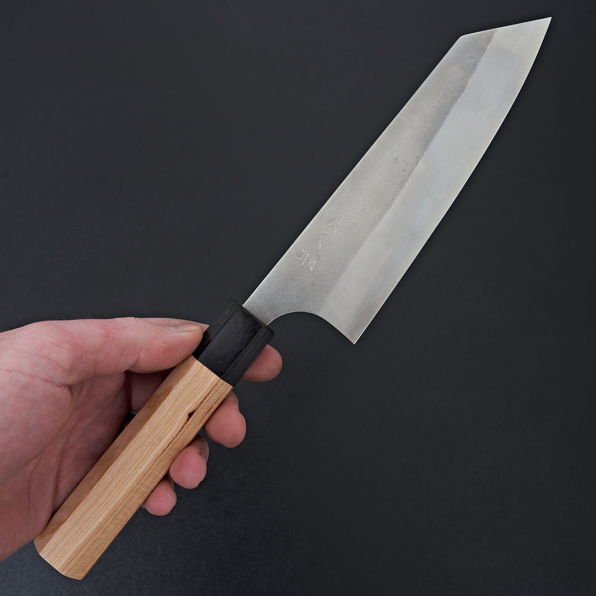 Kato AS Nashiji Cherry Handle Bunka 165mm-Knife-Yoshimi Kato-Carbon Knife Co