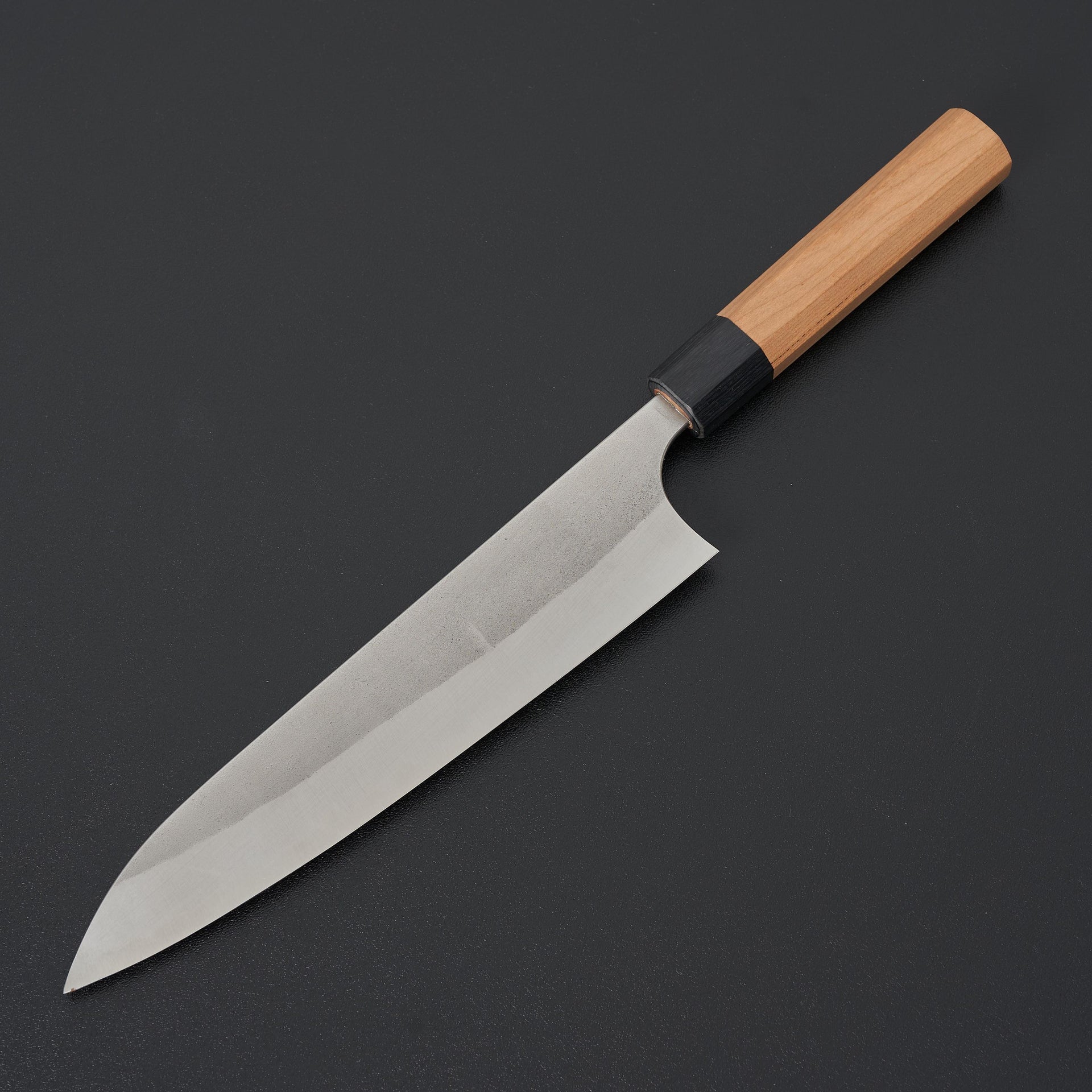 Kato AS Nashiji Cherry Handle Gyuto 210mm-Knife-Yoshimi Kato-Carbon Knife Co