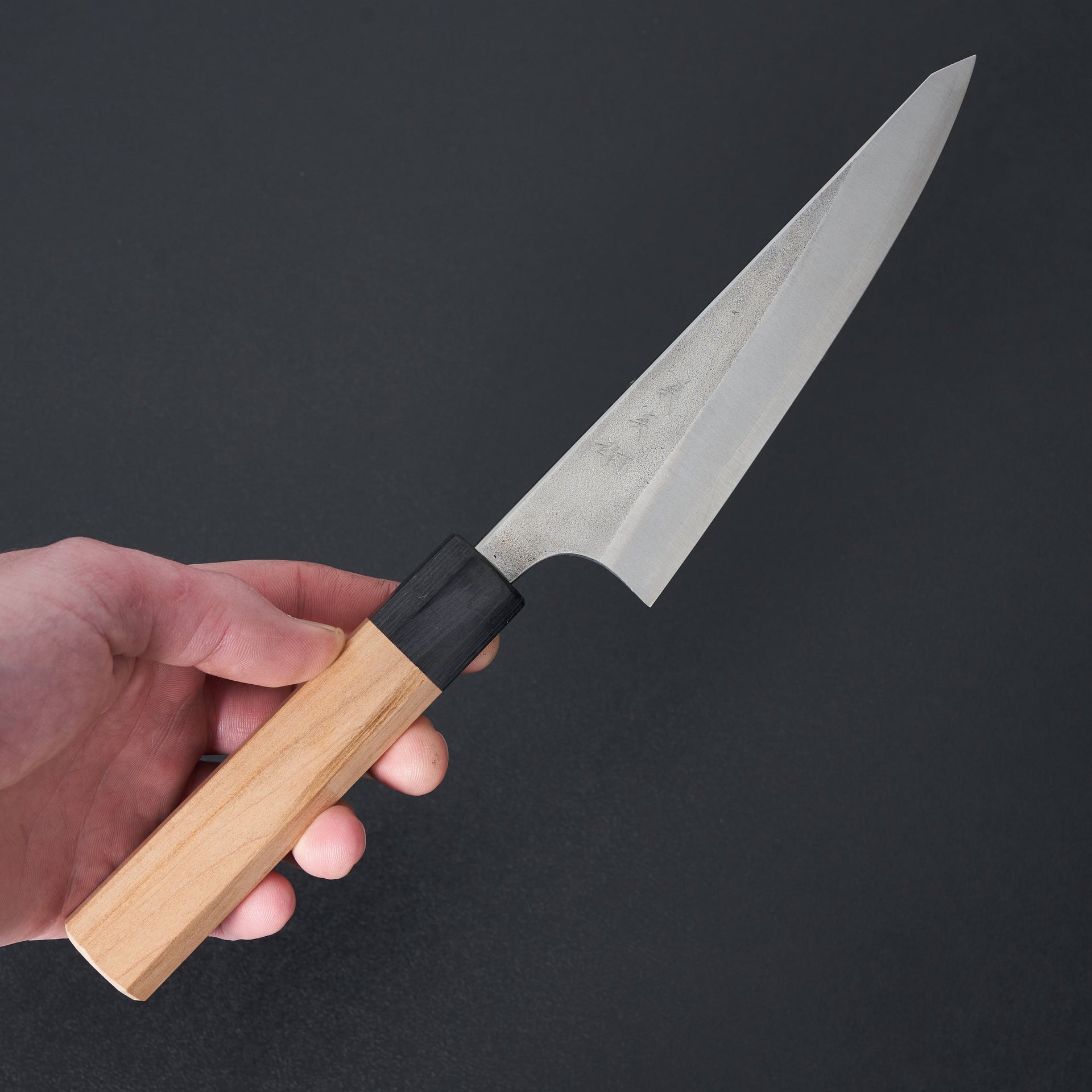 Kato AS Nashiji Cherry Handle Honesuki 150mm-Knife-Yoshimi Kato-Carbon Knife Co