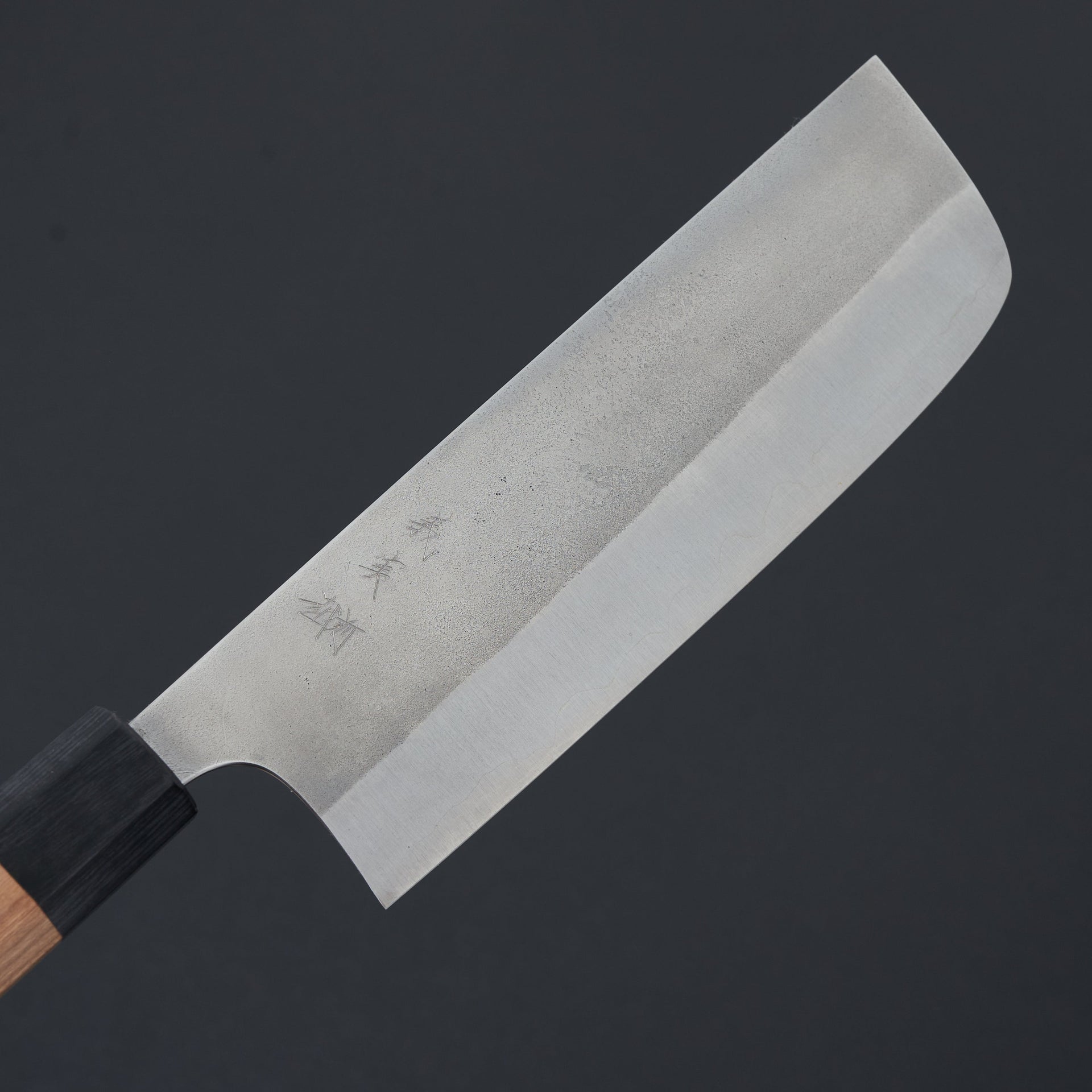 Kato AS Nashiji Cherry Handle Nakiri 165mm-Knife-Yoshimi Kato-Carbon Knife Co