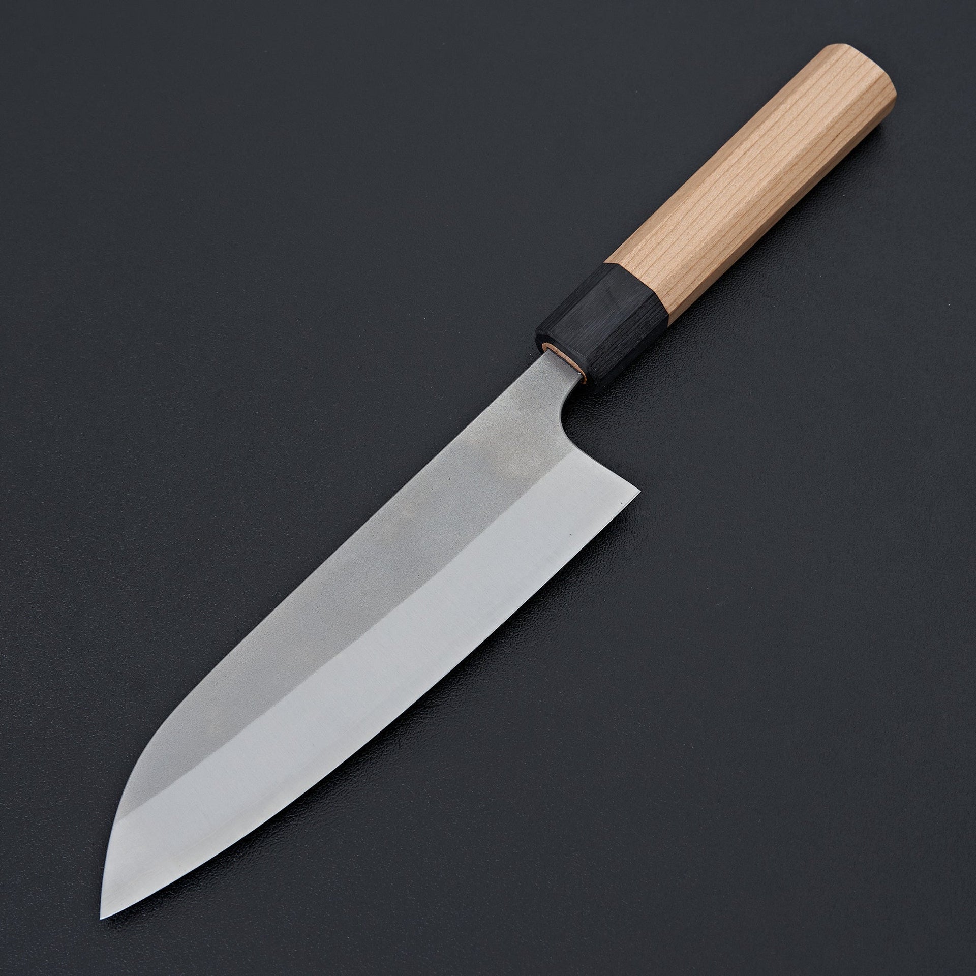 Kato AS Nashiji Cherry Handle Santoku 165mm-Knife-Yoshimi Kato-Carbon Knife Co