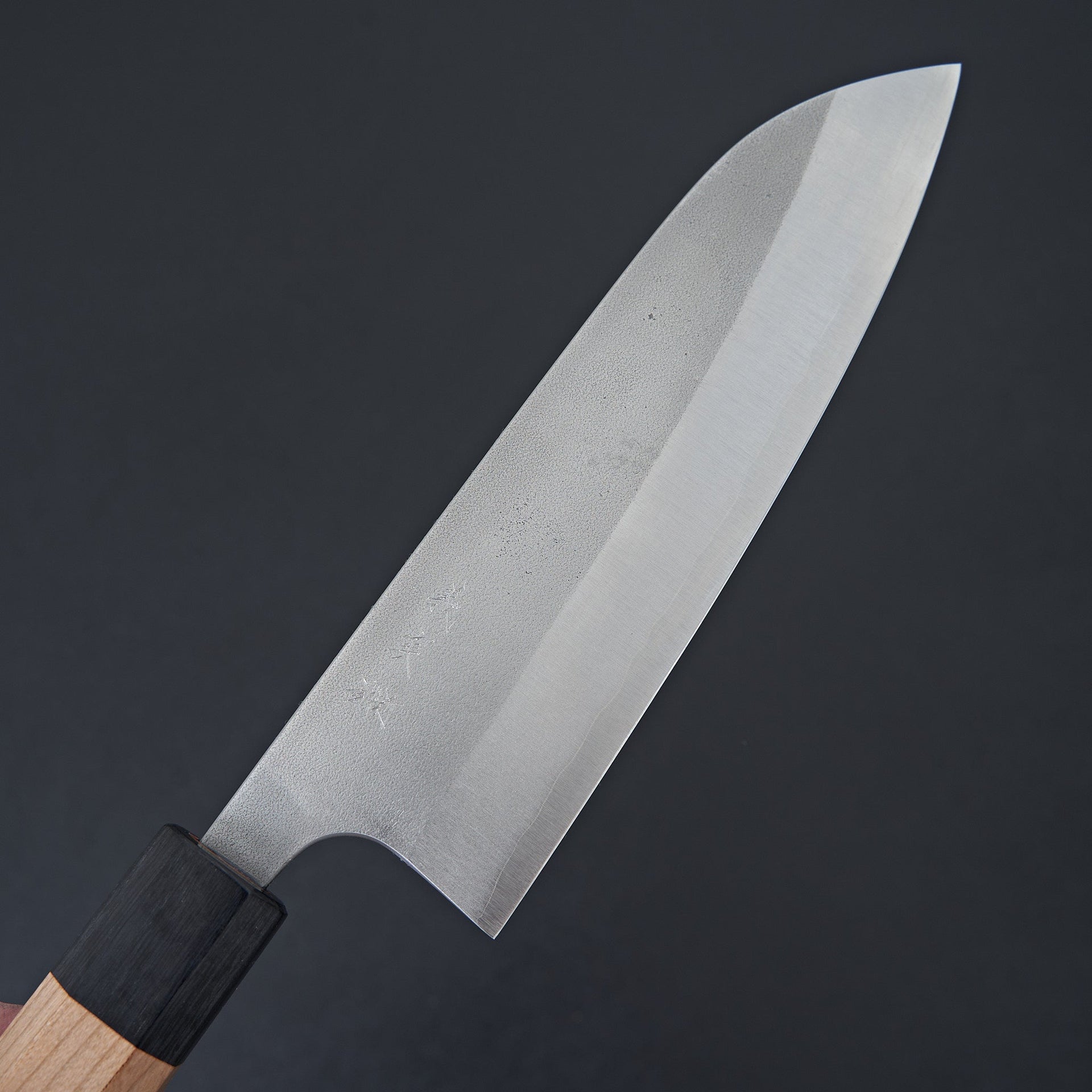Kato AS Nashiji Cherry Handle Santoku 165mm-Knife-Yoshimi Kato-Carbon Knife Co