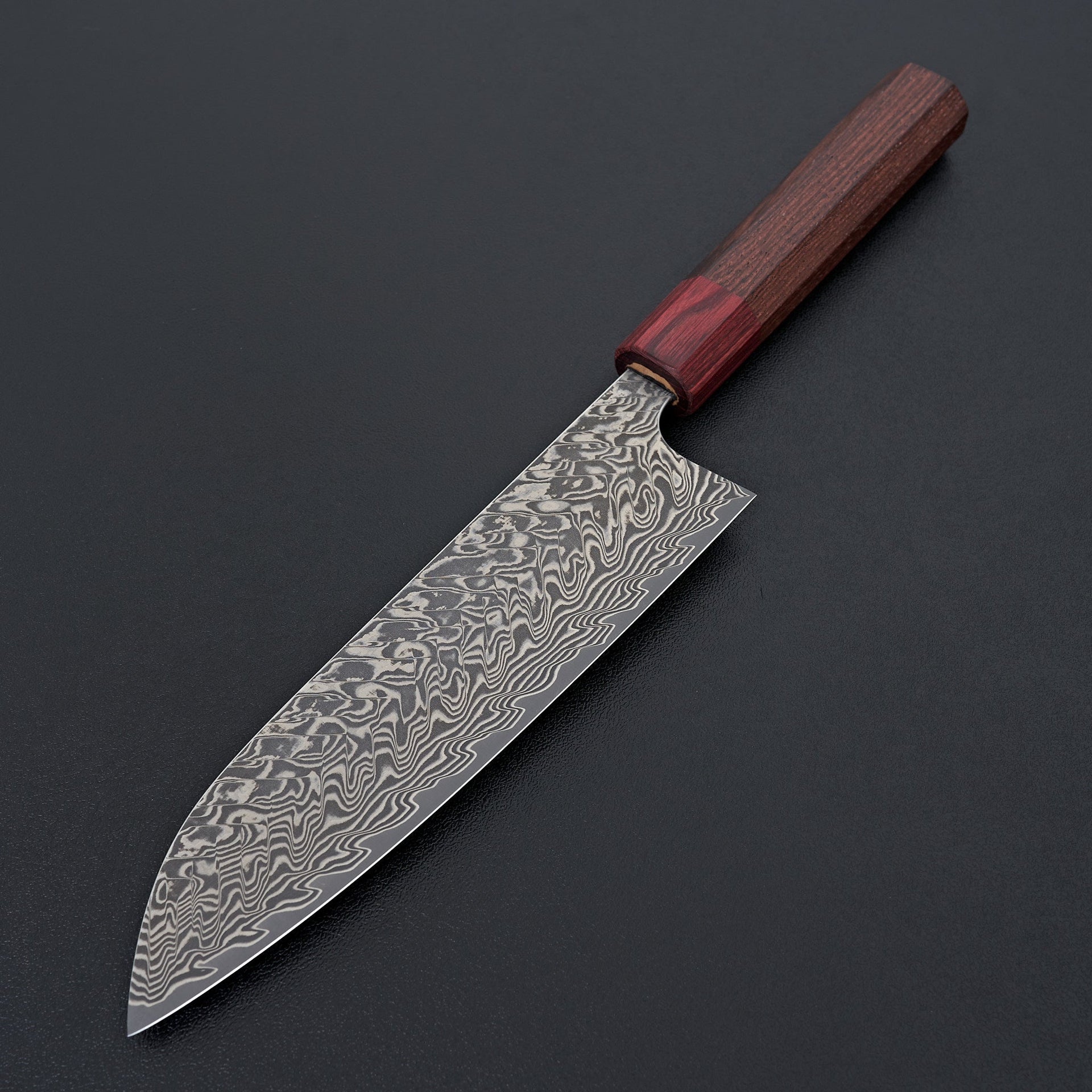 Kato SG2 Damascus Santoku 165mm-Knife-Yoshimi Kato-Carbon Knife Co