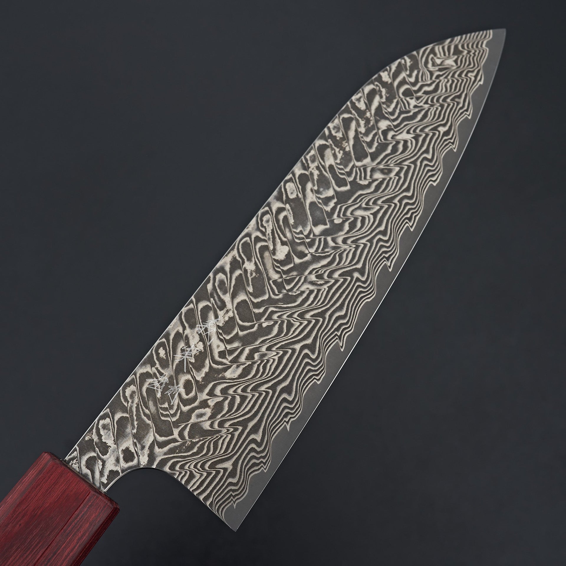 Kato SG2 Damascus Santoku 165mm-Knife-Yoshimi Kato-Carbon Knife Co
