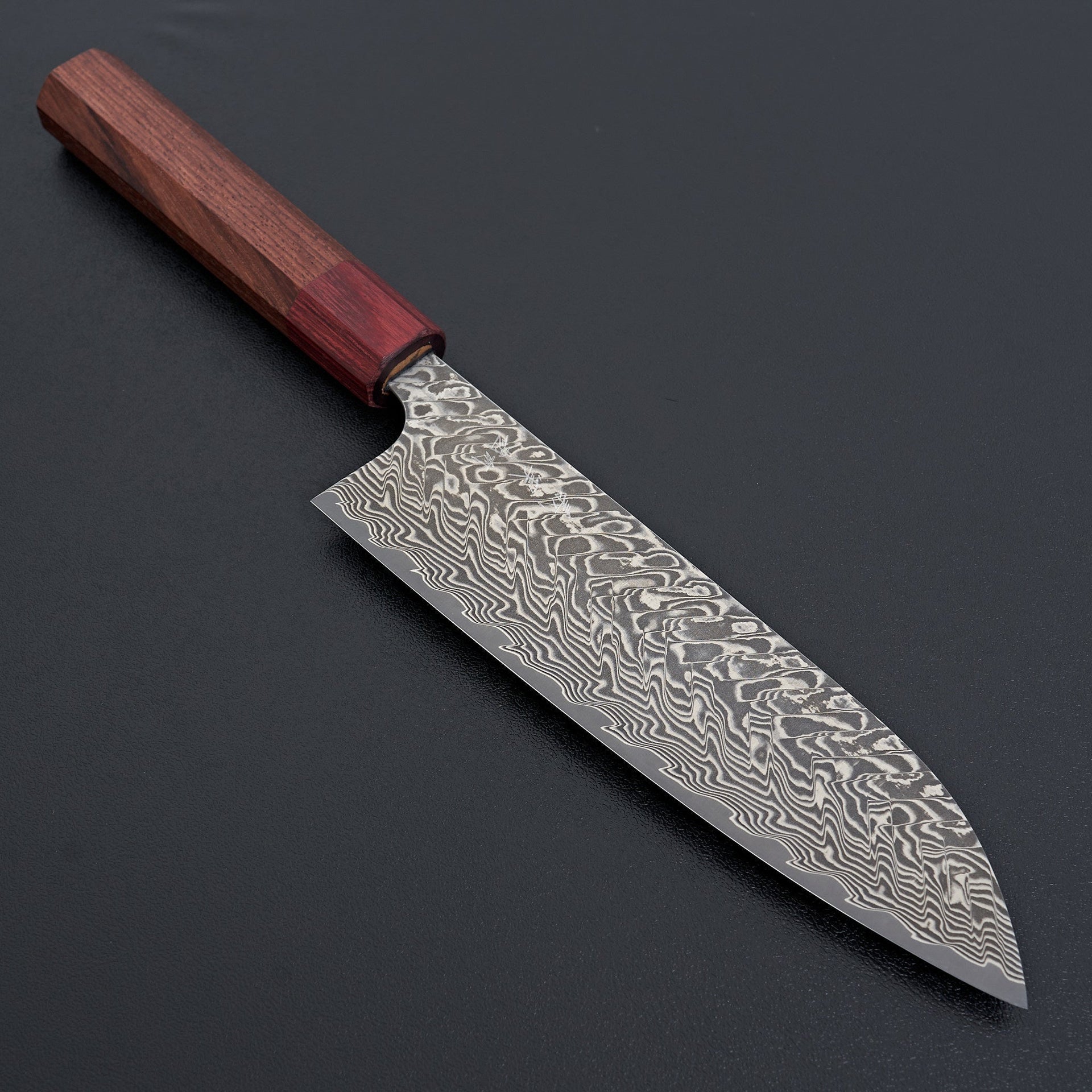 Kato SG2 Damascus Santoku 165mm-Knife-Yoshimi Kato-Carbon Knife Co