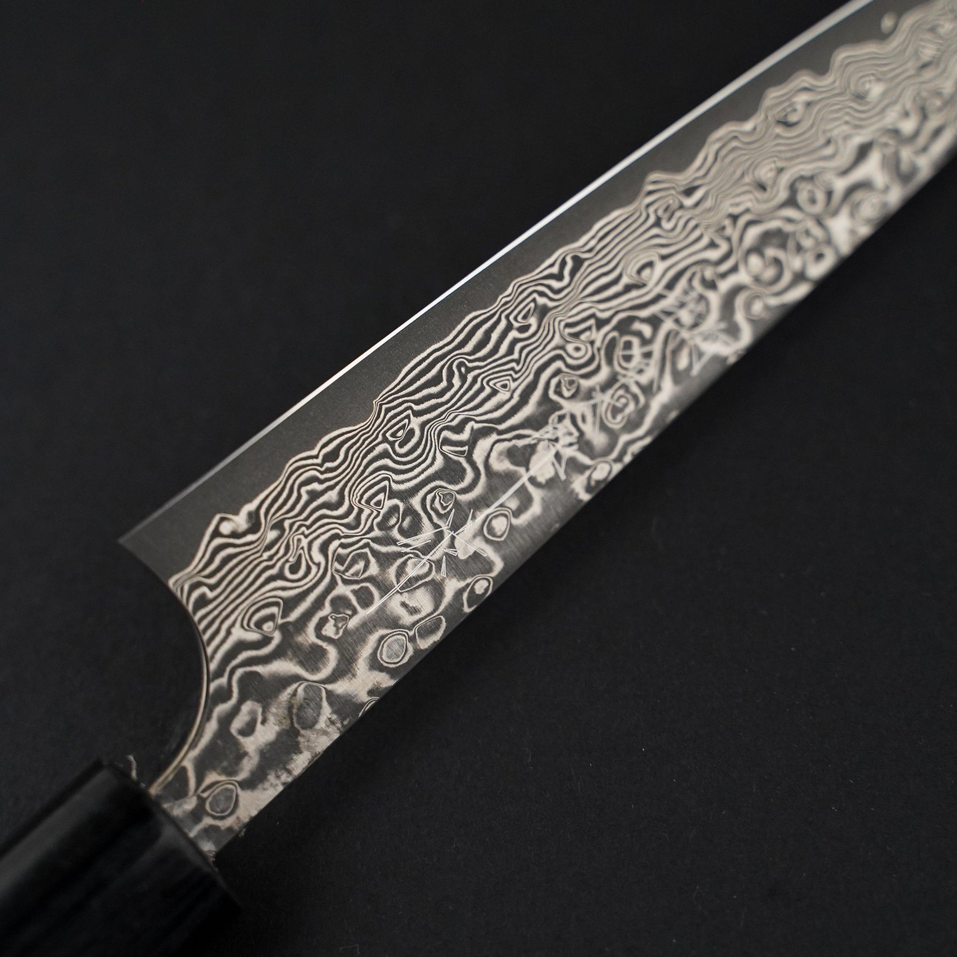 Kato VG10 Nickel Damascus Petty 150mm-Knife-Yoshimi Kato-Carbon Knife Co