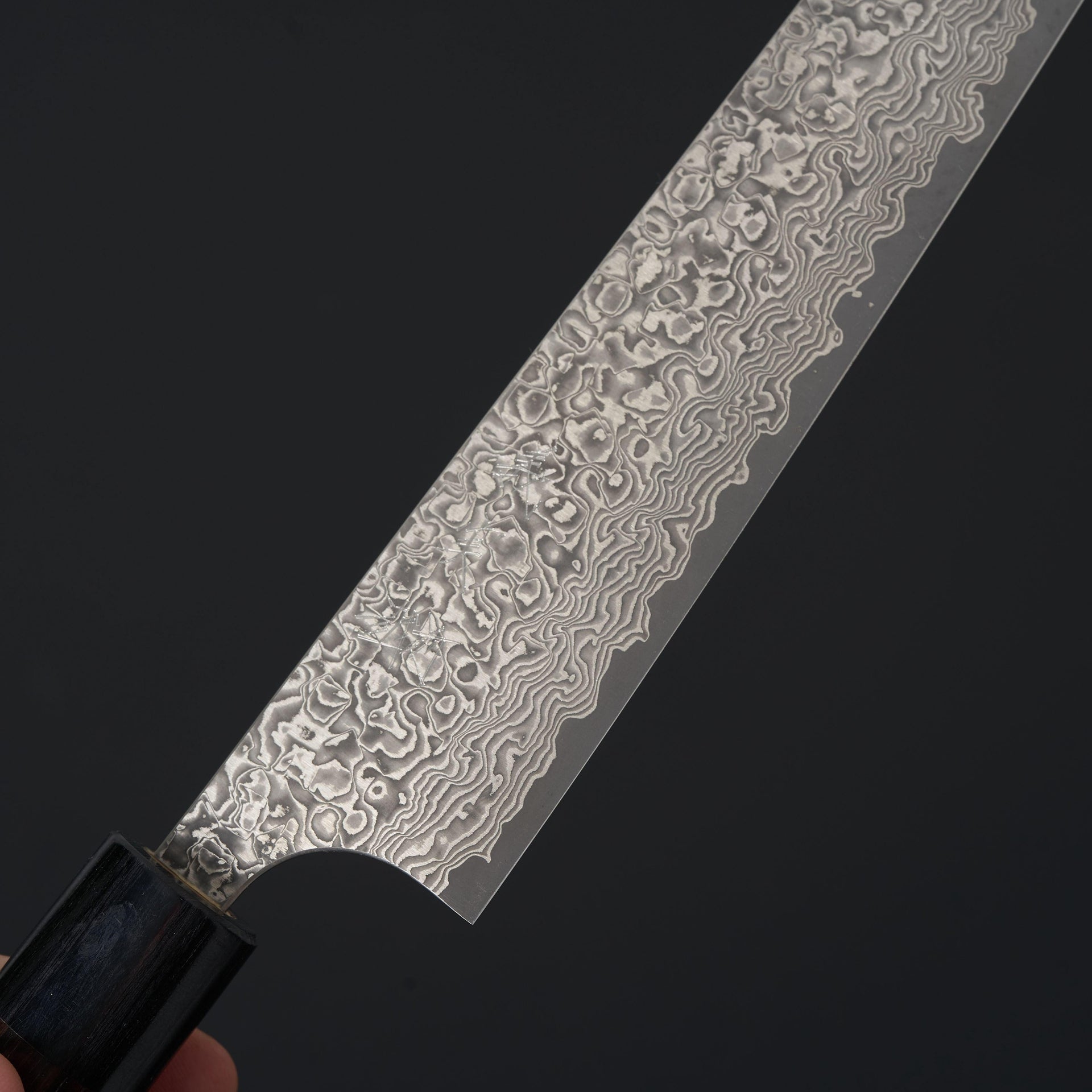Kato VG10 Nickel Damascus Sujihiki 270mm-Knife-Yoshimi Kato-Carbon Knife Co