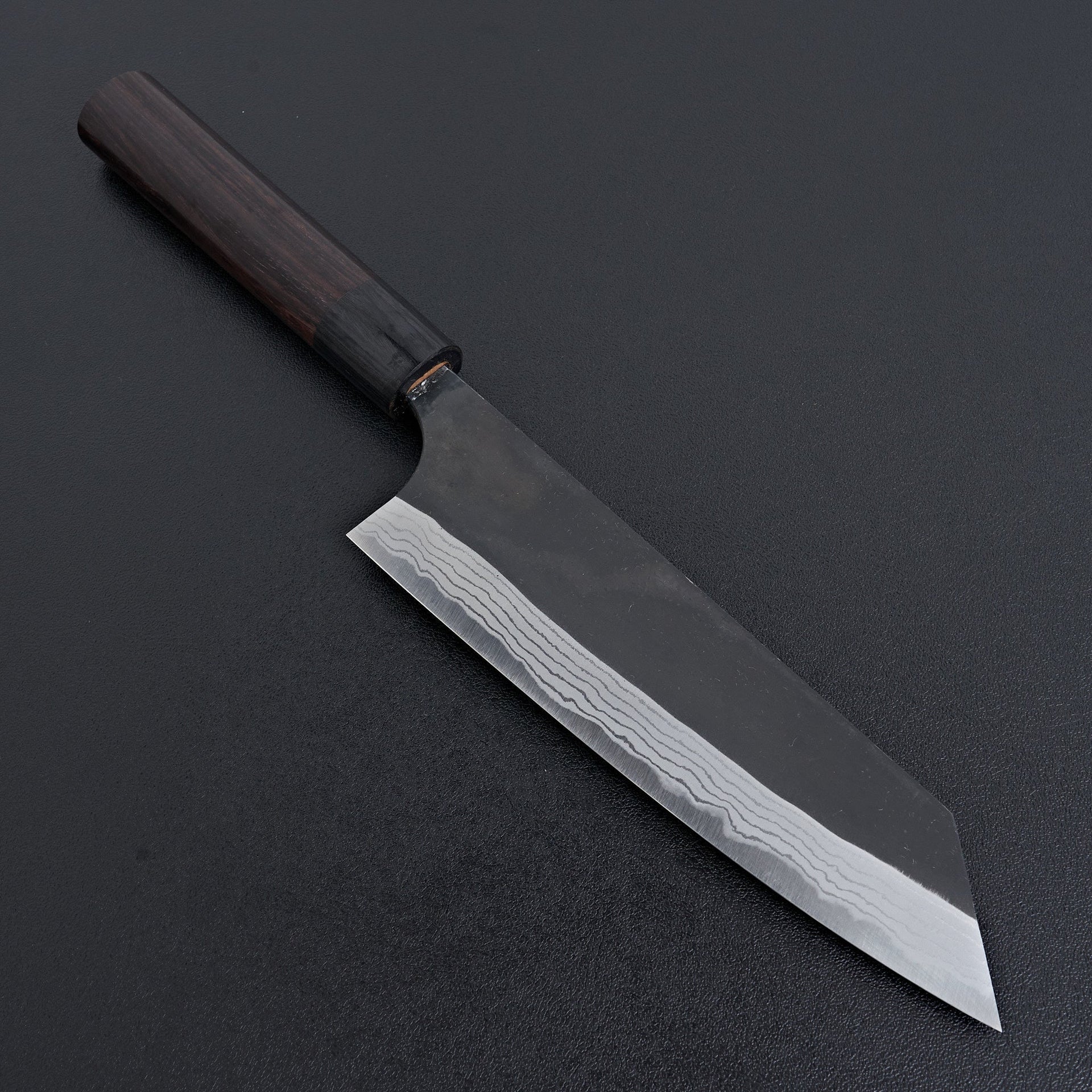 Katsushige Anryu Kurouchi Damascus White #2 Bunka 165mm-Knife-Katsushige Anryu-Carbon Knife Co