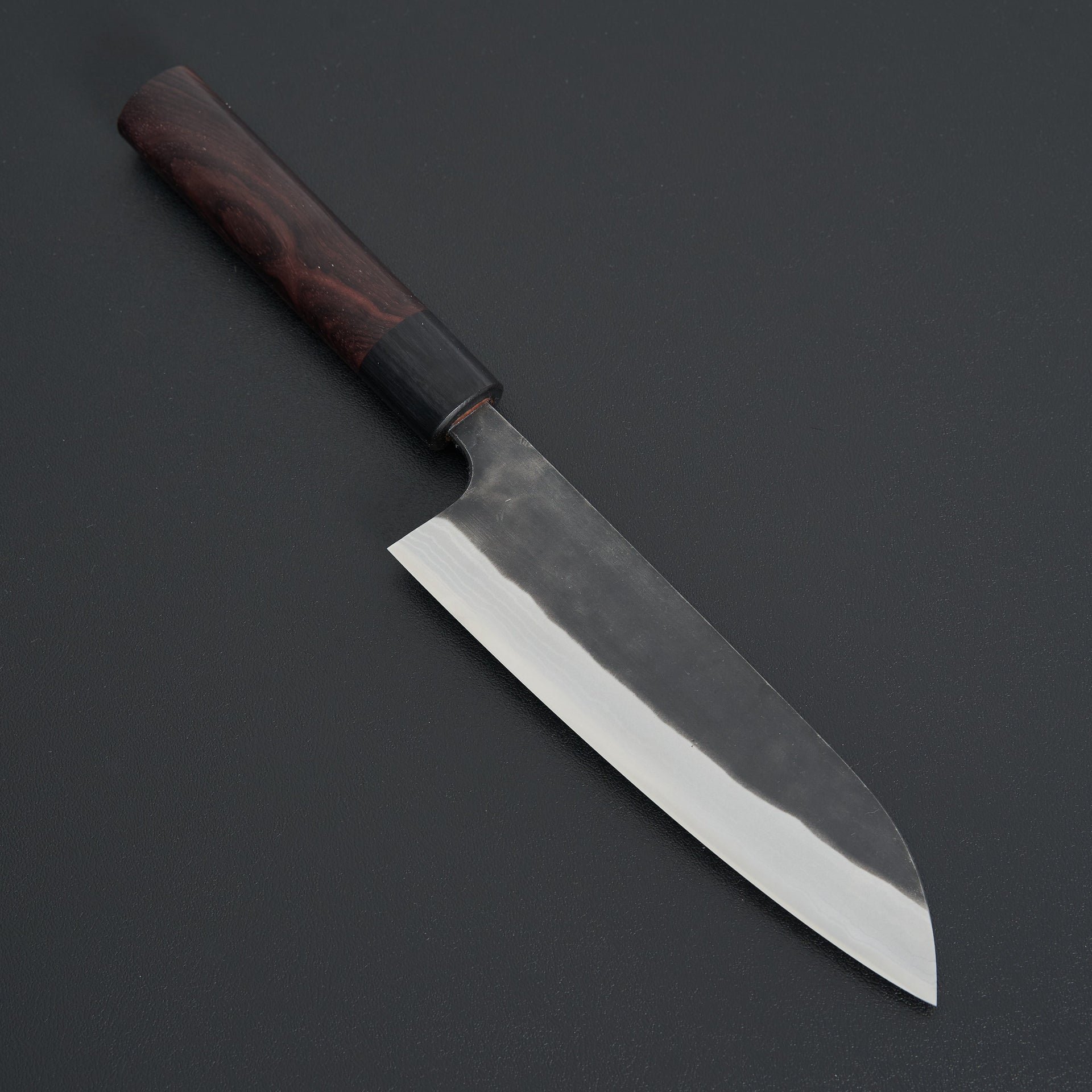 Katsushige Anryu Kurouchi Damascus White #2 Santoku 165mm-Knife-Katsushige Anryu-Carbon Knife Co