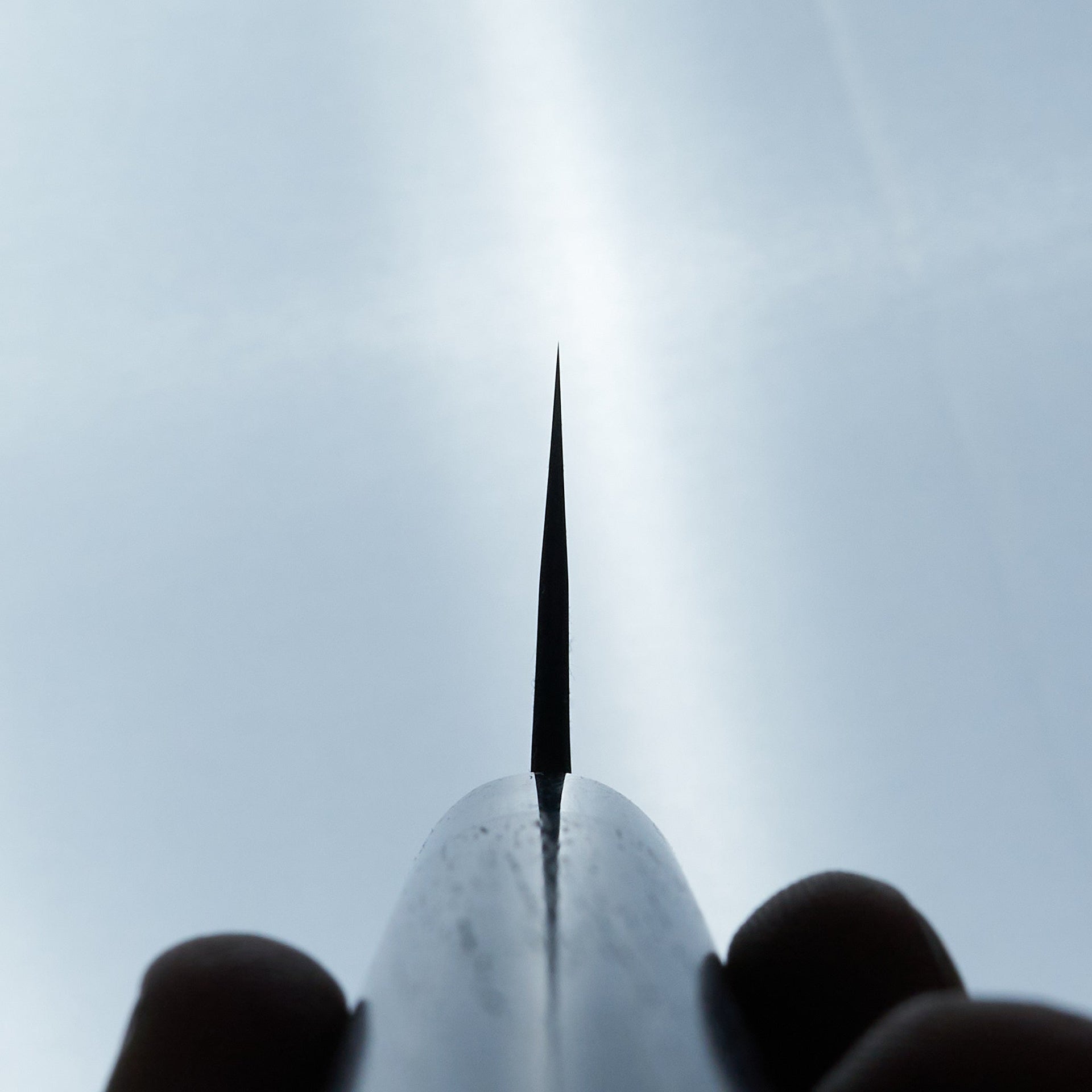 Katsushige Anryu Kurouchi Damascus White #2 Santoku 165mm-Knife-Katsushige Anryu-Carbon Knife Co