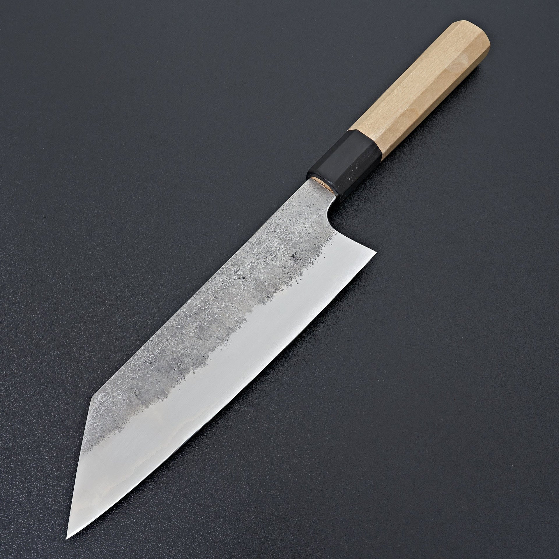 Kikumori Nashiji Blue #2 Bunka 180mm-Knife-Sakai Kikumori-Carbon Knife Co