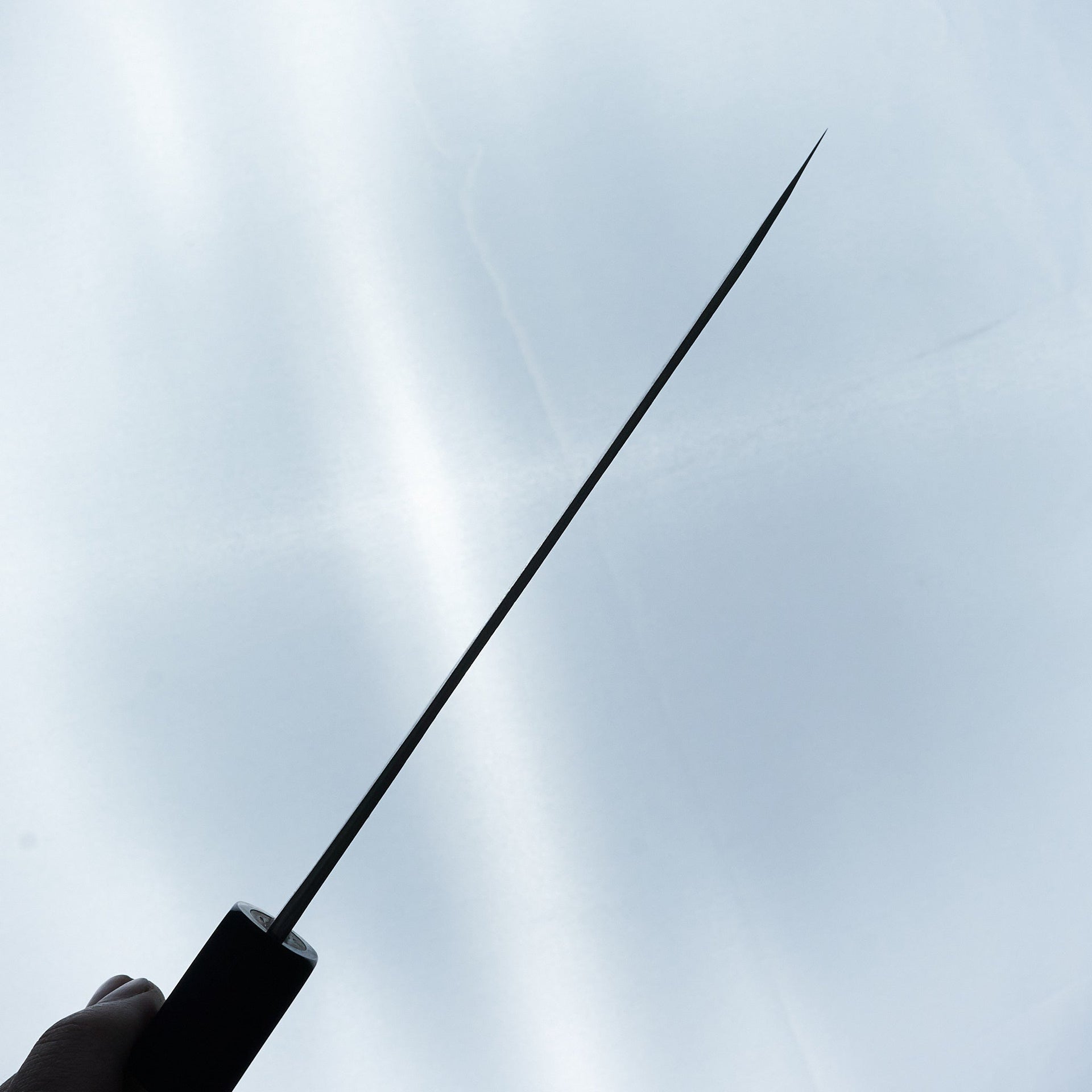 Kikumori Nashiji Blue #2 Bunka 180mm-Knife-Sakai Kikumori-Carbon Knife Co