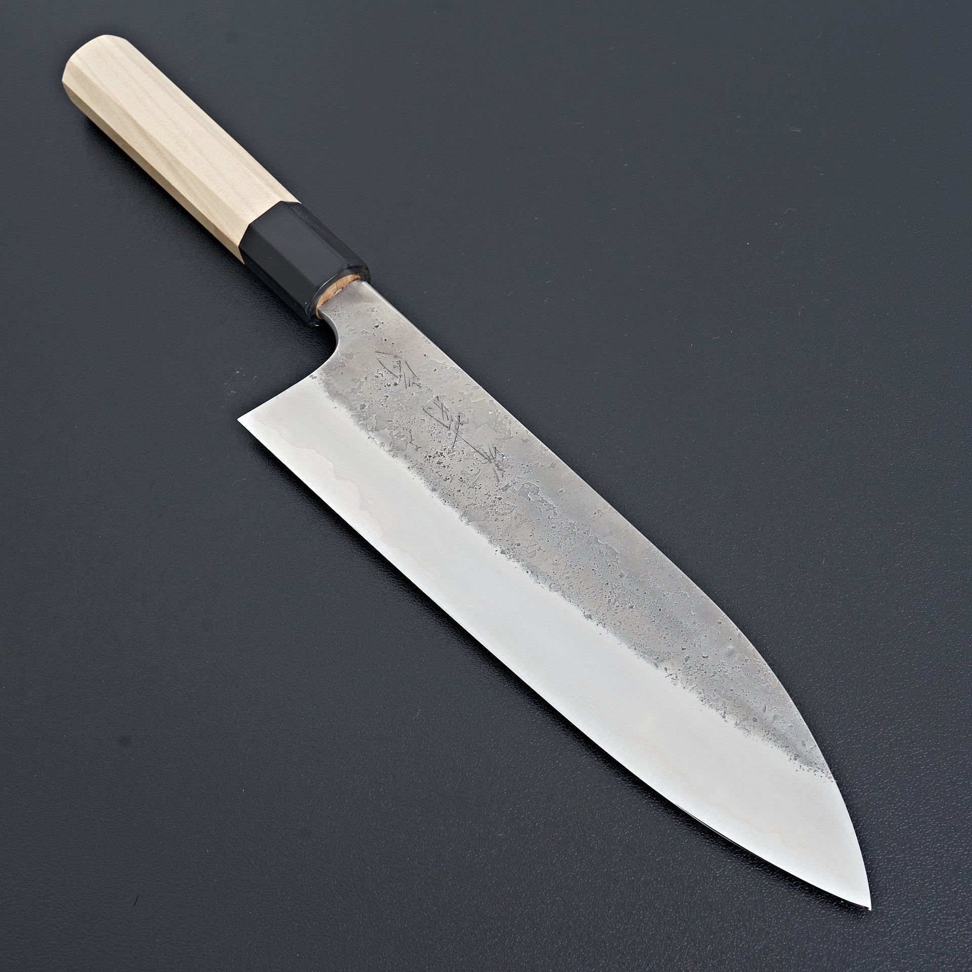 Kikumori Nashiji Blue #2 Gyuto 210mm-Knife-Sakai Kikumori-Carbon Knife Co