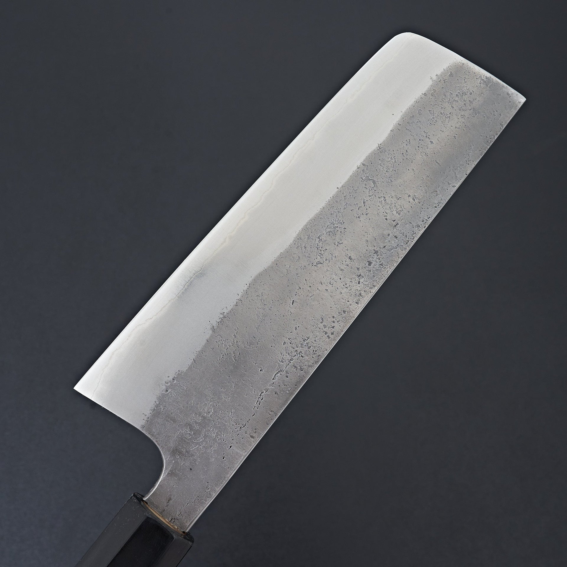 Kikumori Nashiji Blue #2 Nakiri 165mm-Knife-Sakai Kikumori-Carbon Knife Co