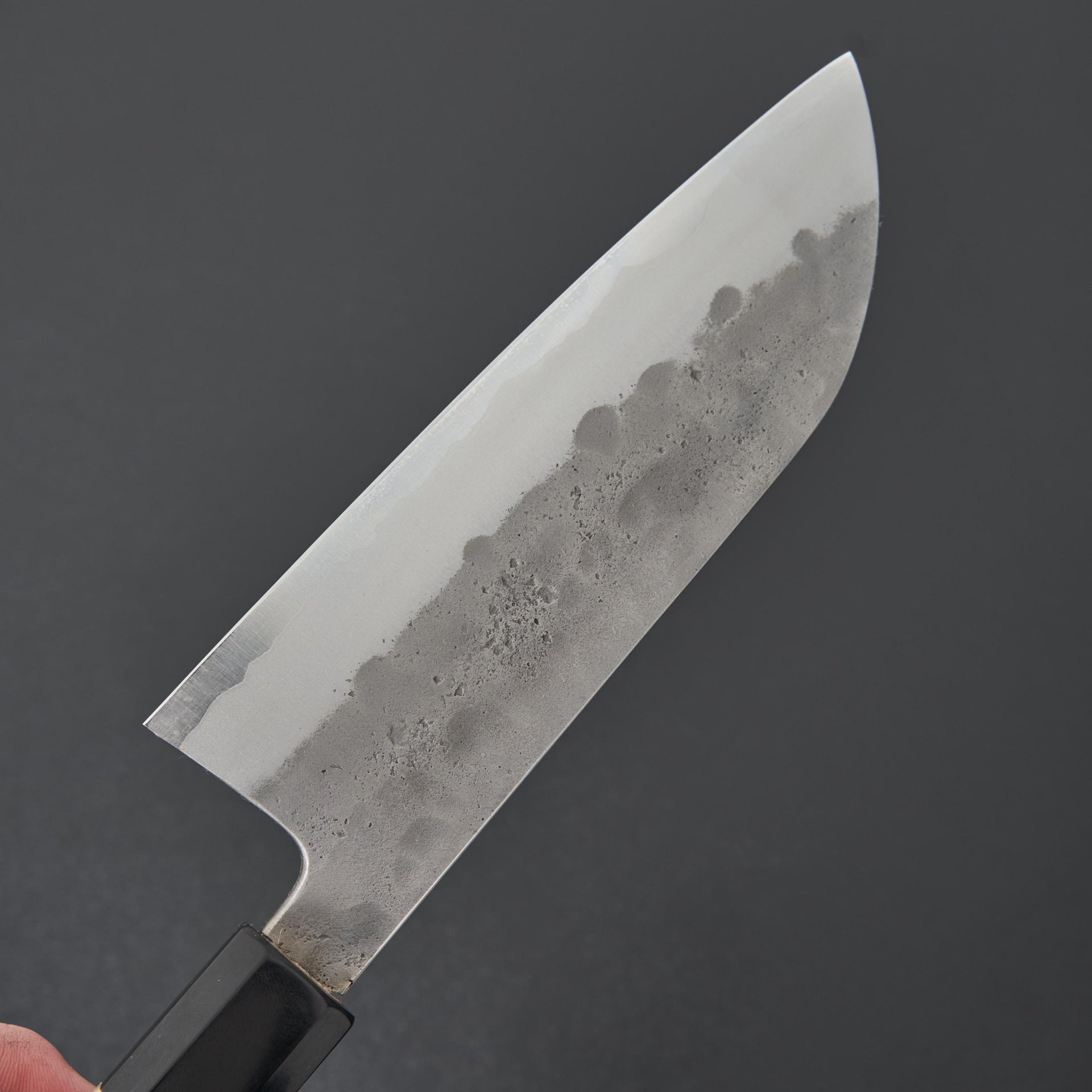 Kikumori Nashiji Blue #2 Santoku 165mm-Knife-Sakai Kikumori-Carbon Knife Co