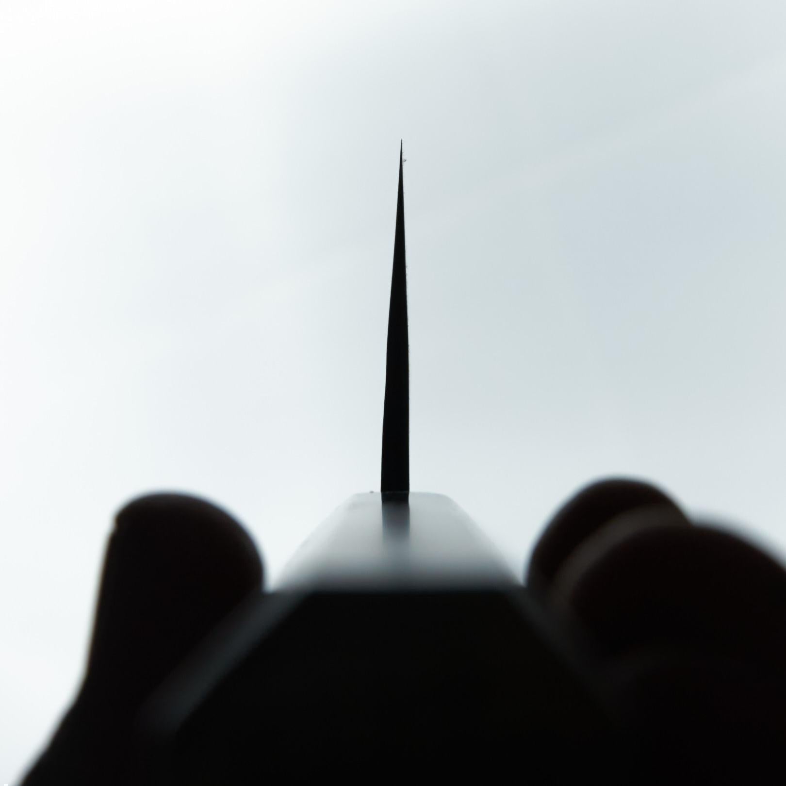 Kikumori Nashiji Blue #2 Santoku 165mm-Knife-Sakai Kikumori-Carbon Knife Co