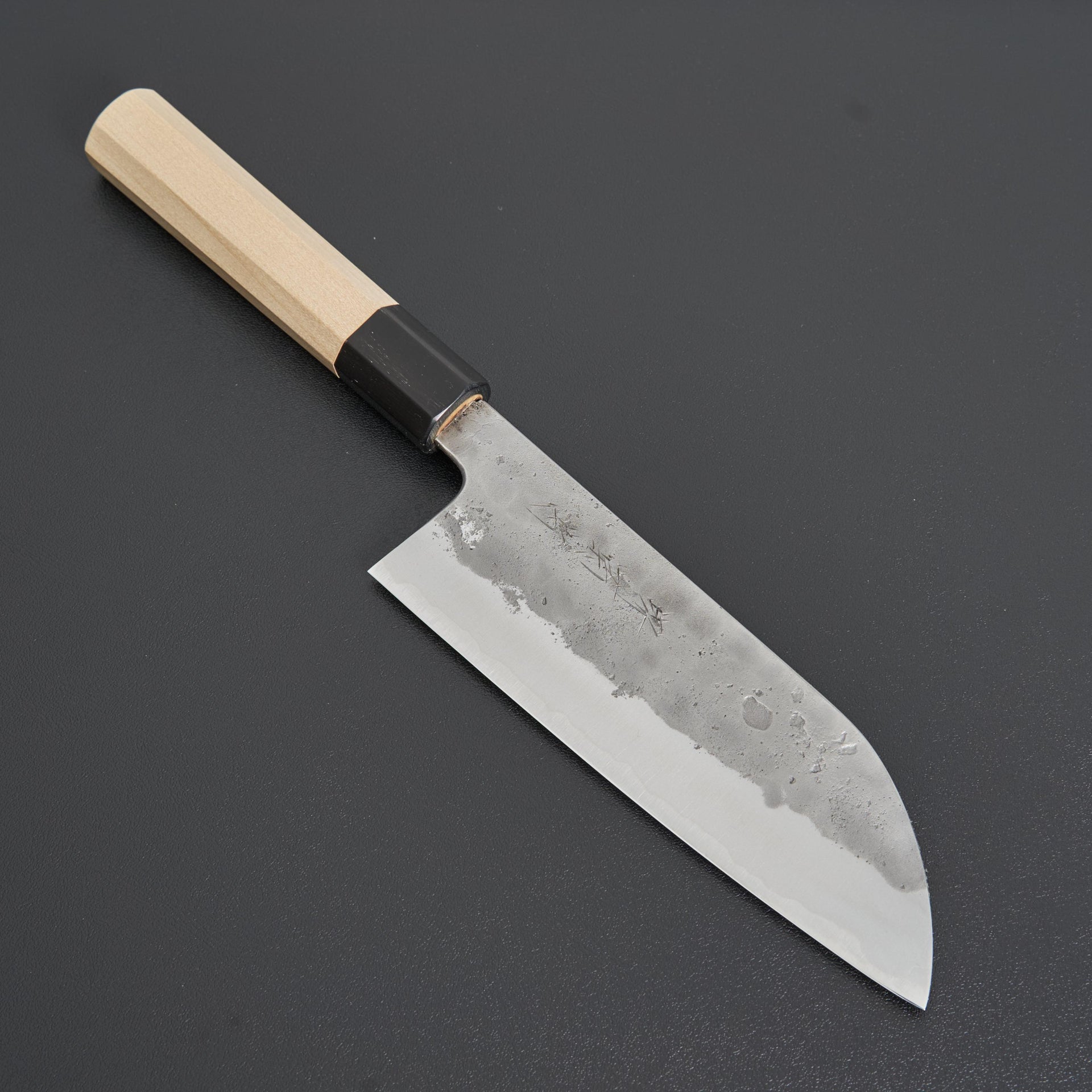 Kikumori Nashiji Blue #2 Santoku 165mm-Knife-Sakai Kikumori-Carbon Knife Co