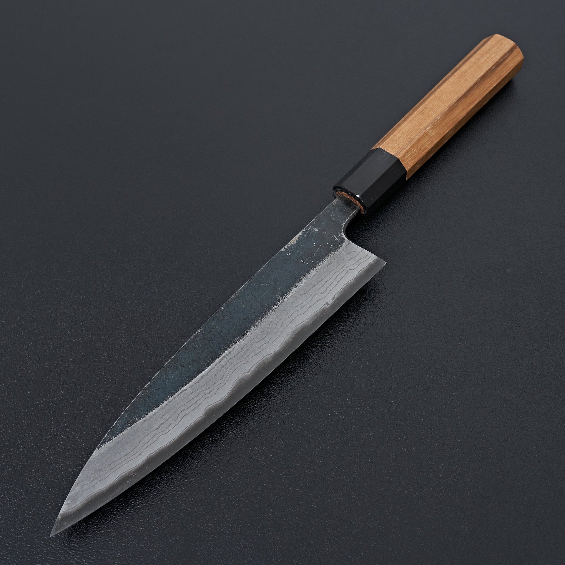 Kumokage Blue #2 Kurouchi Damascus Petty 150mm-Knife-Hatsukokoro-Carbon Knife Co