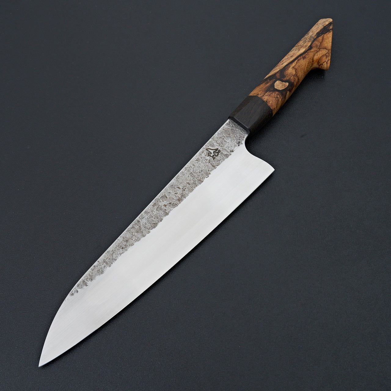 Lew Griffin S-Grind Spalted Birch Gyuto 230mm-Knife-Lew Griffin-Carbon Knife Co