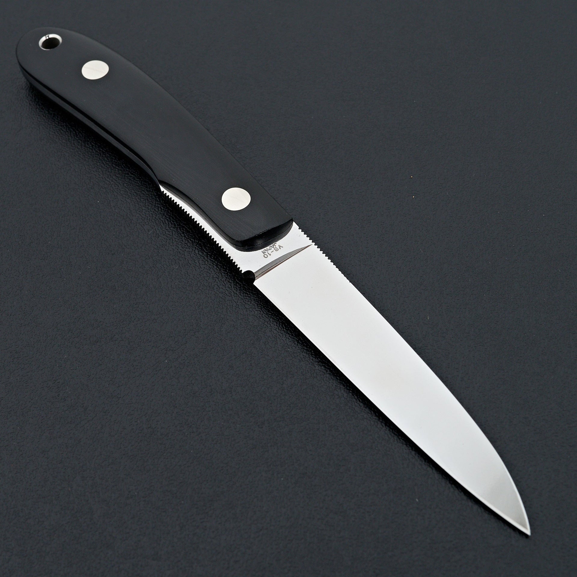 MOKI Banff Fixed Blade Linen Micarta Handle (Long)-Knife-Carbon Knife Co-Carbon Knife Co