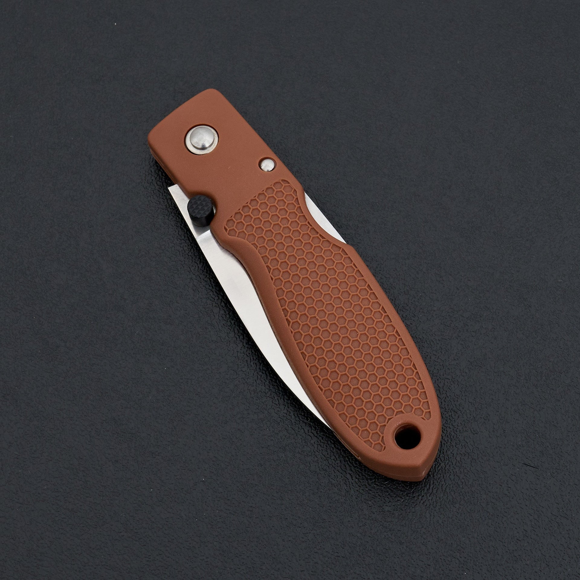 MOKI Coupe Folding Knife Grilon Handle (Cocoa Brown)-Knife-Carbon Knife Co-Carbon Knife Co