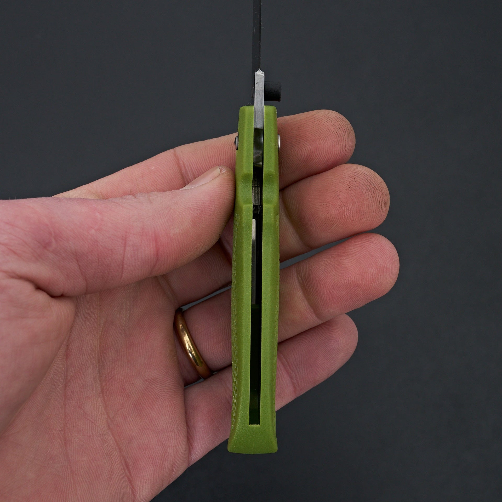 MOKI Coupe Folding Knife Grilon Handle (Olive Green)-Knife-Carbon Knife Co-Carbon Knife Co