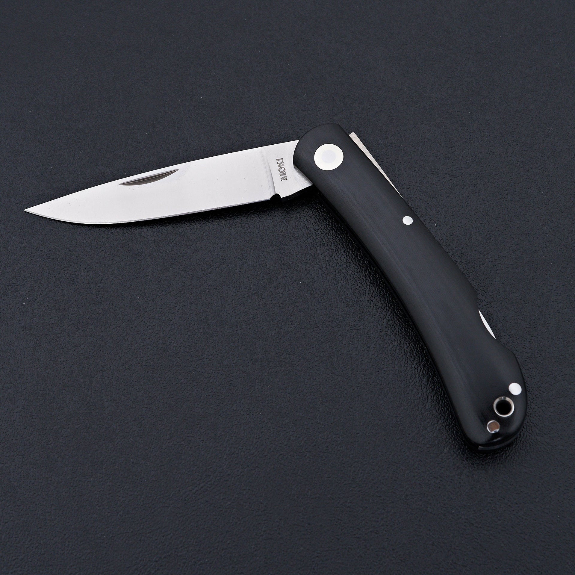 MOKI Shima Owl Folding Knife Linen Micarta Handle (Large)-Knife-Carbon Knife Co-Carbon Knife Co