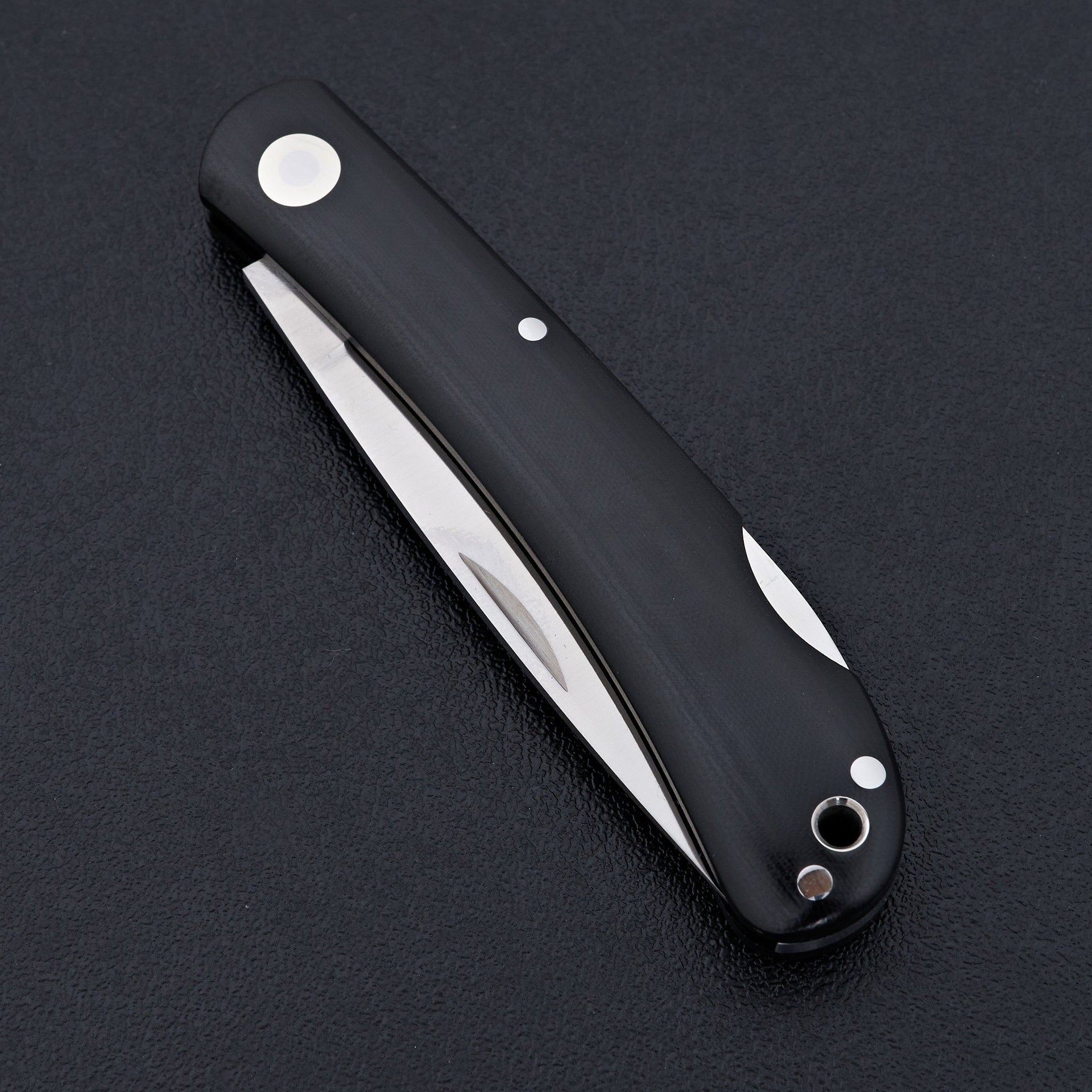 MOKI Shima Owl Folding Knife Linen Micarta Handle (Large)-Knife-Carbon Knife Co-Carbon Knife Co