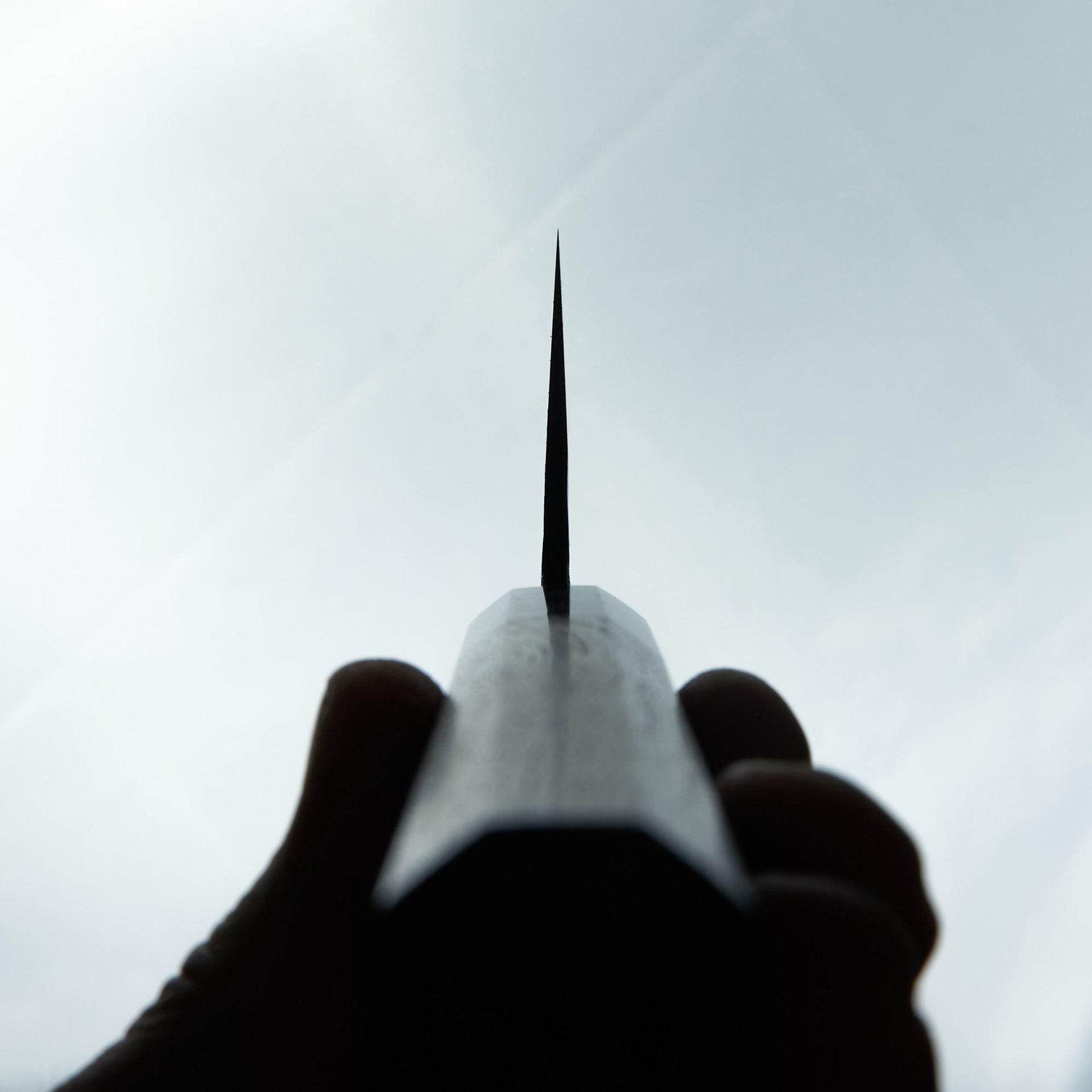 Manaka Hamono Kisuke Blue #2 Kurouchi Tsuchime Nakiri 165mm-Knife-Manaka Hamono-Carbon Knife Co