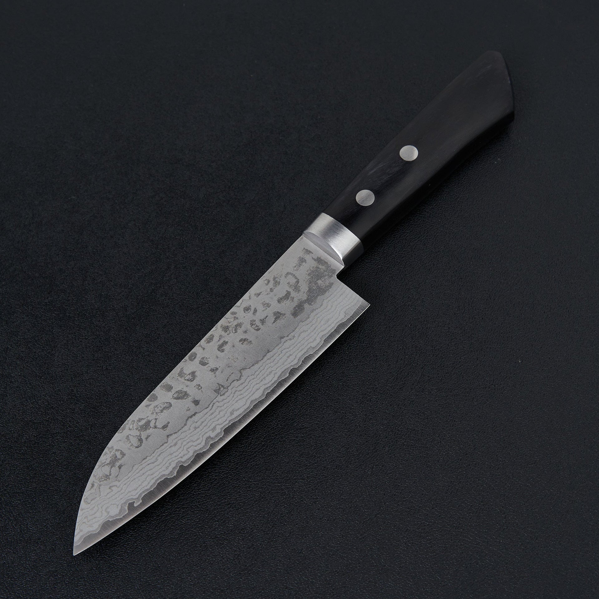 Masutani VG10 Damascus Ko-Santoku-Knife-Masutani-Carbon Knife Co