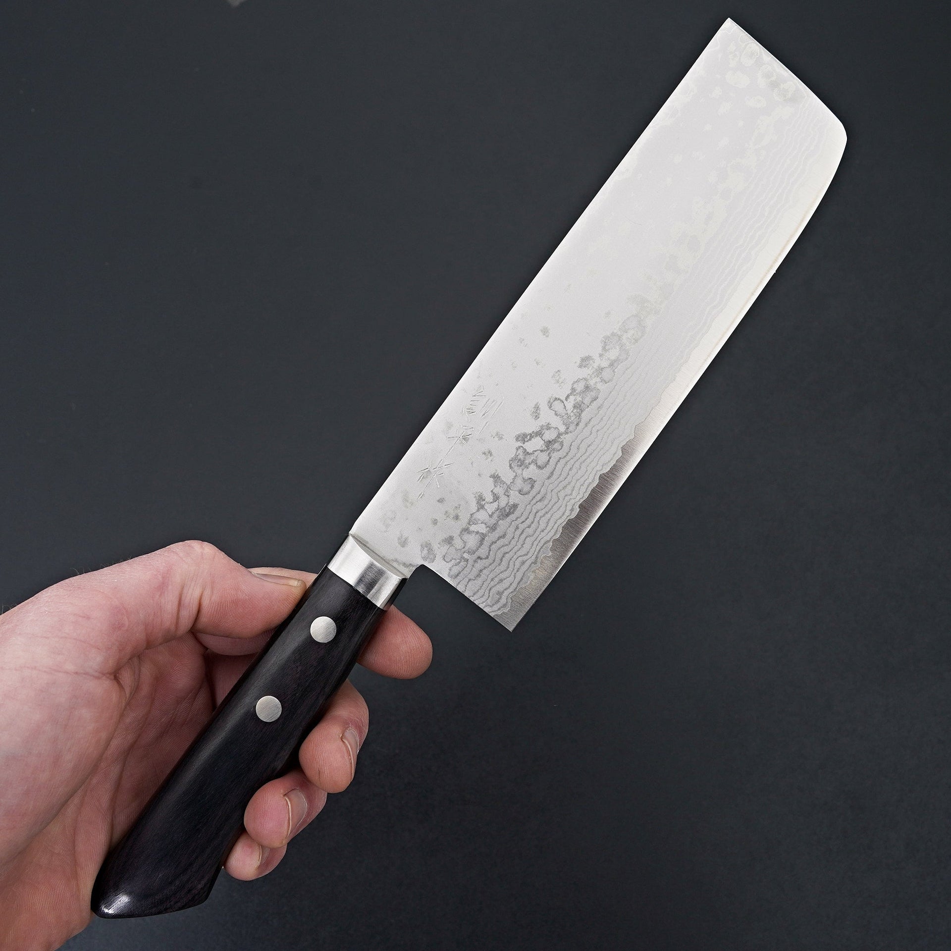 Masutani VG10 Damascus Nakiri 165mm-Knife-Masutani-Carbon Knife Co