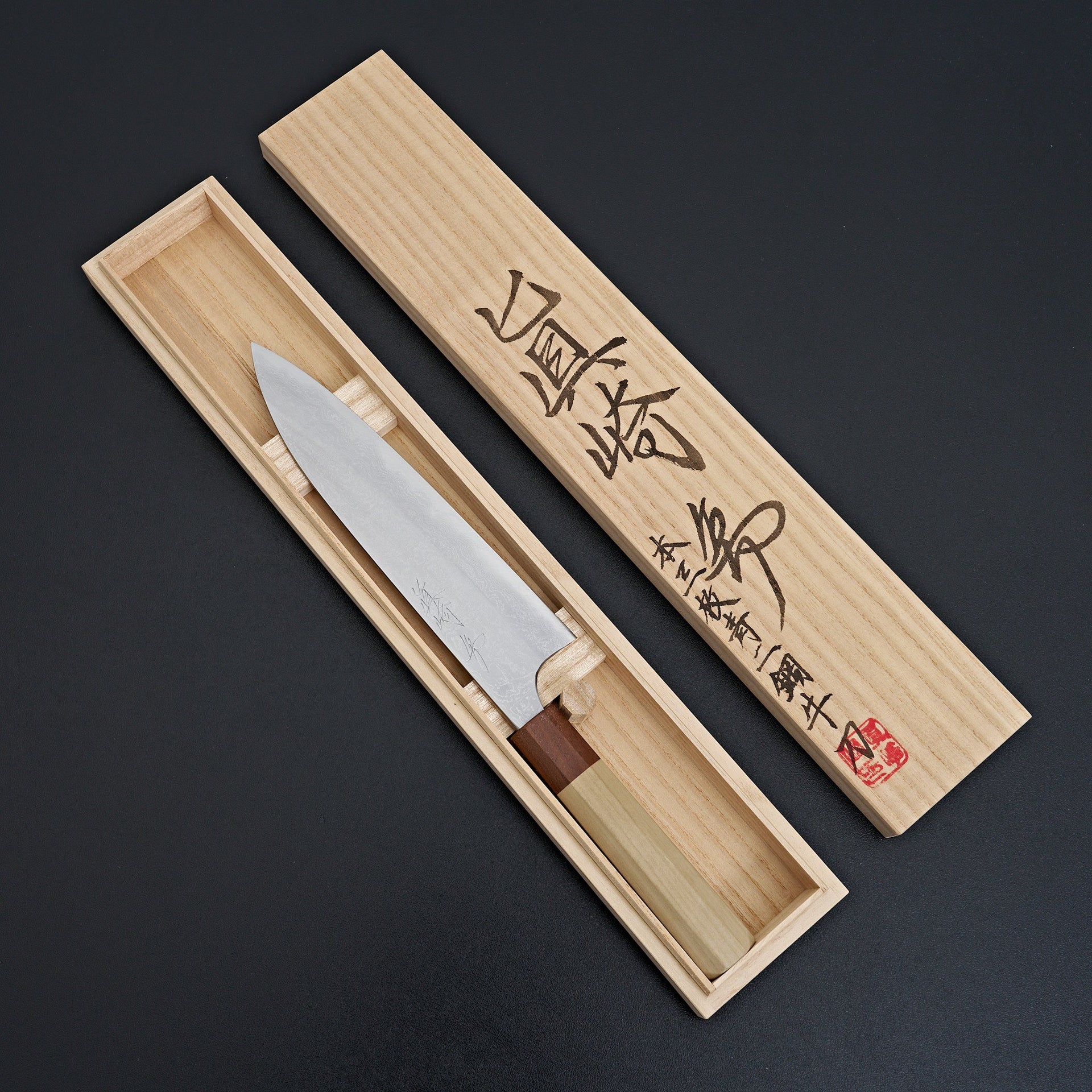 Mazaki Damascus Gyuto 210mm-Knife-Mazaki-Carbon Knife Co