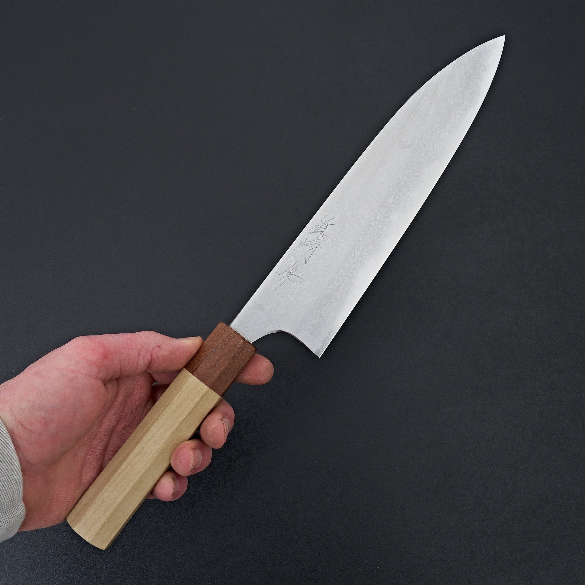 Mazaki Damascus Gyuto 210mm-Knife-Mazaki-Carbon Knife Co