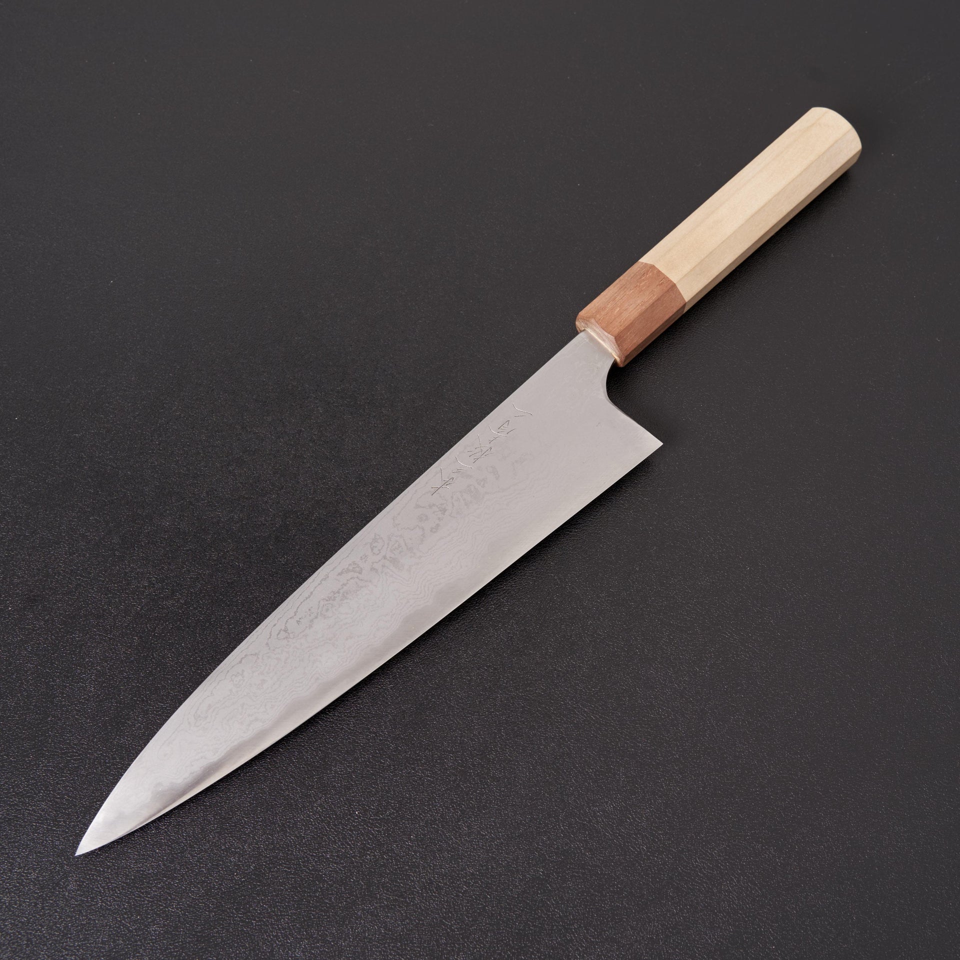 Mazaki Damascus Gyuto 240mm-Knife-Mazaki-Carbon Knife Co