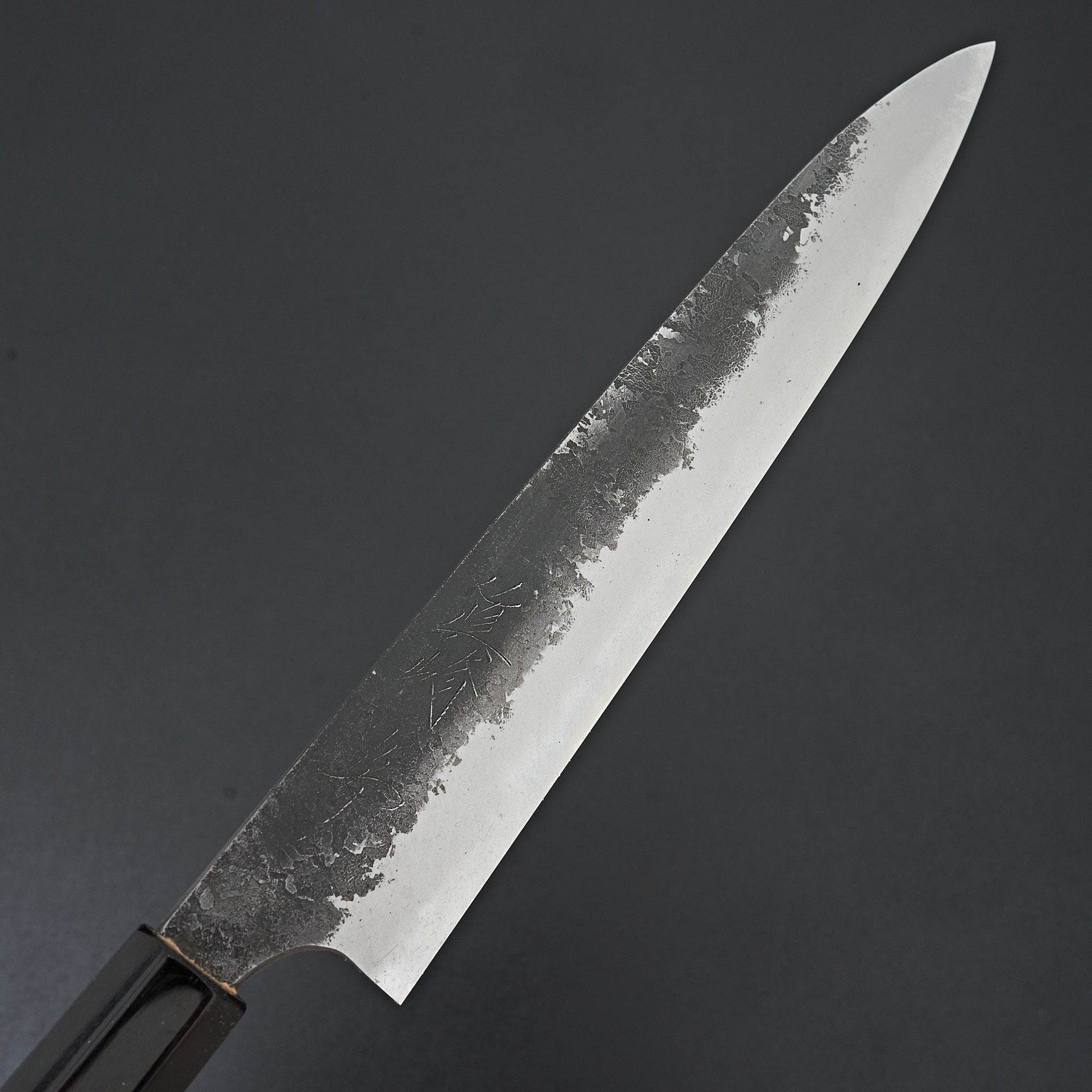 Mazaki White#2 Kuro Nashiji Sujihiki 240mm-Knife-Mazaki-Carbon Knife Co