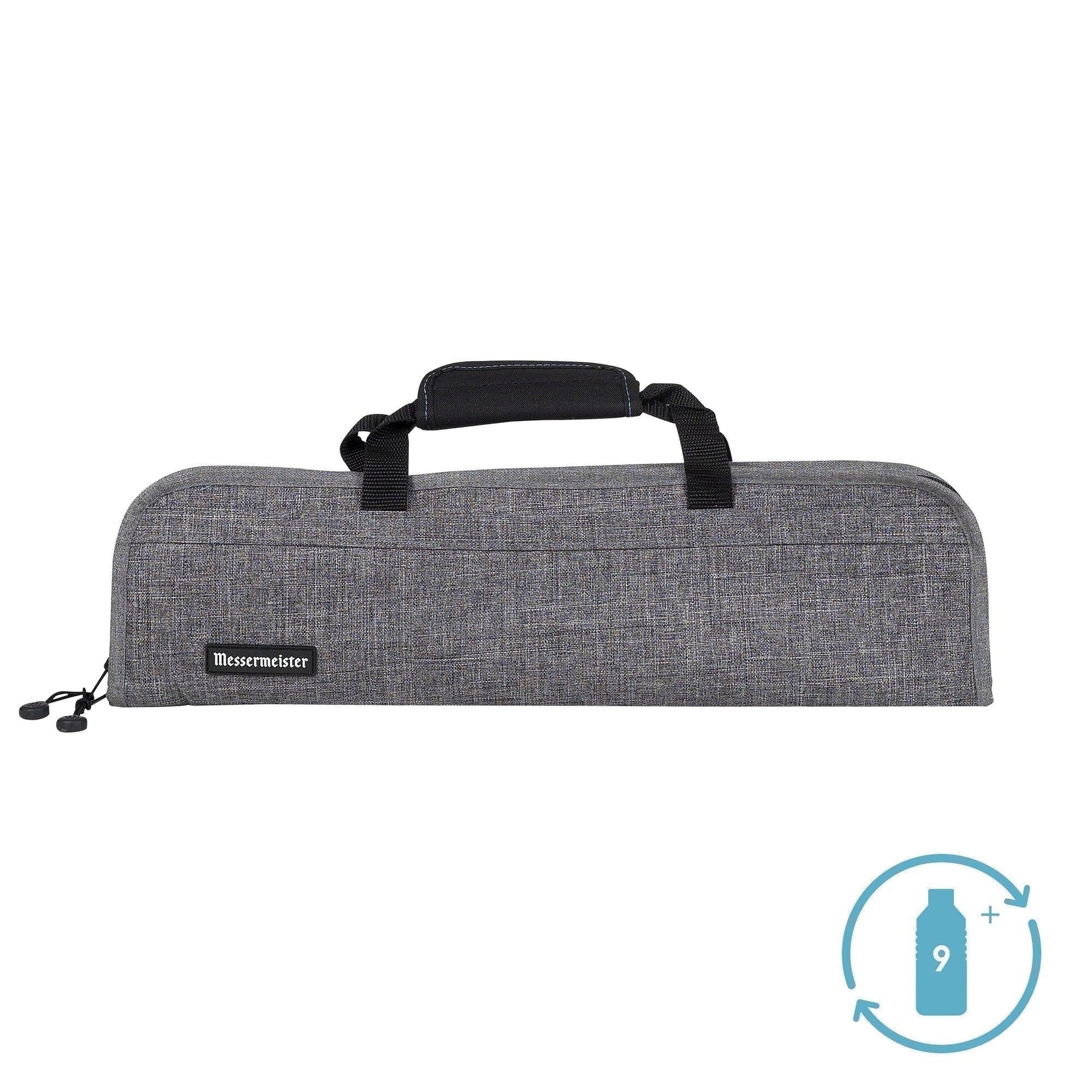 Messermeister 5 POCKET Preservation Knife Roll Heather Gray-Messermeister-Carbon Knife Co