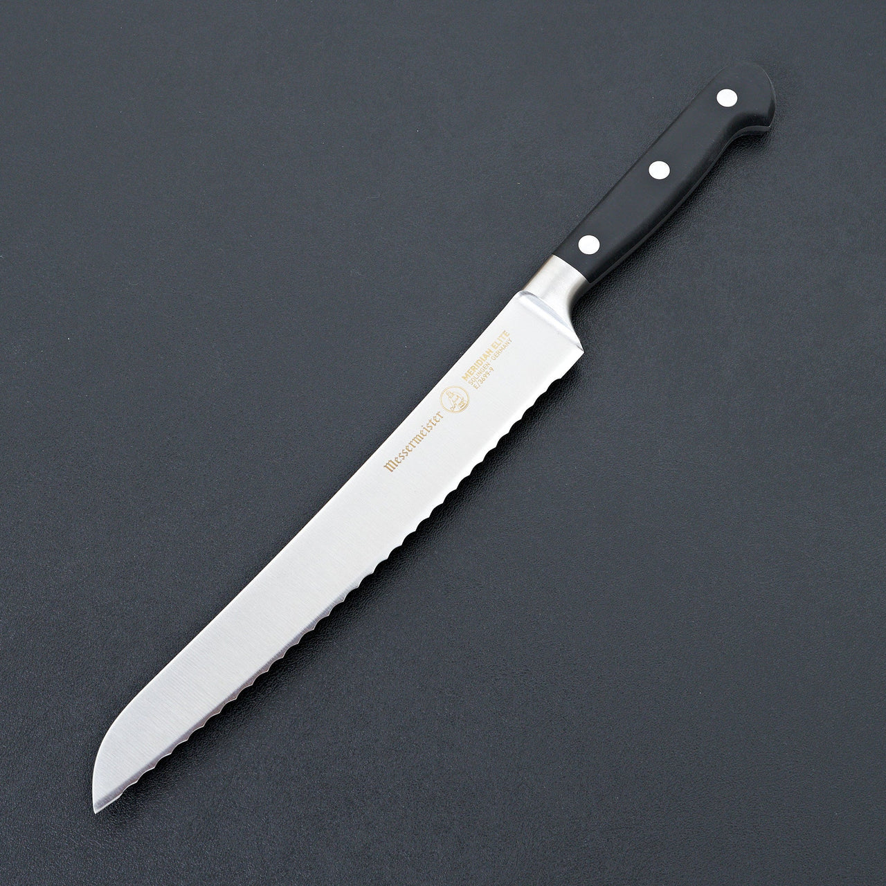 Messermeister Meridian Elite 9" Scalloped Bread Knife-Knife-Messermeister-Carbon Knife Co