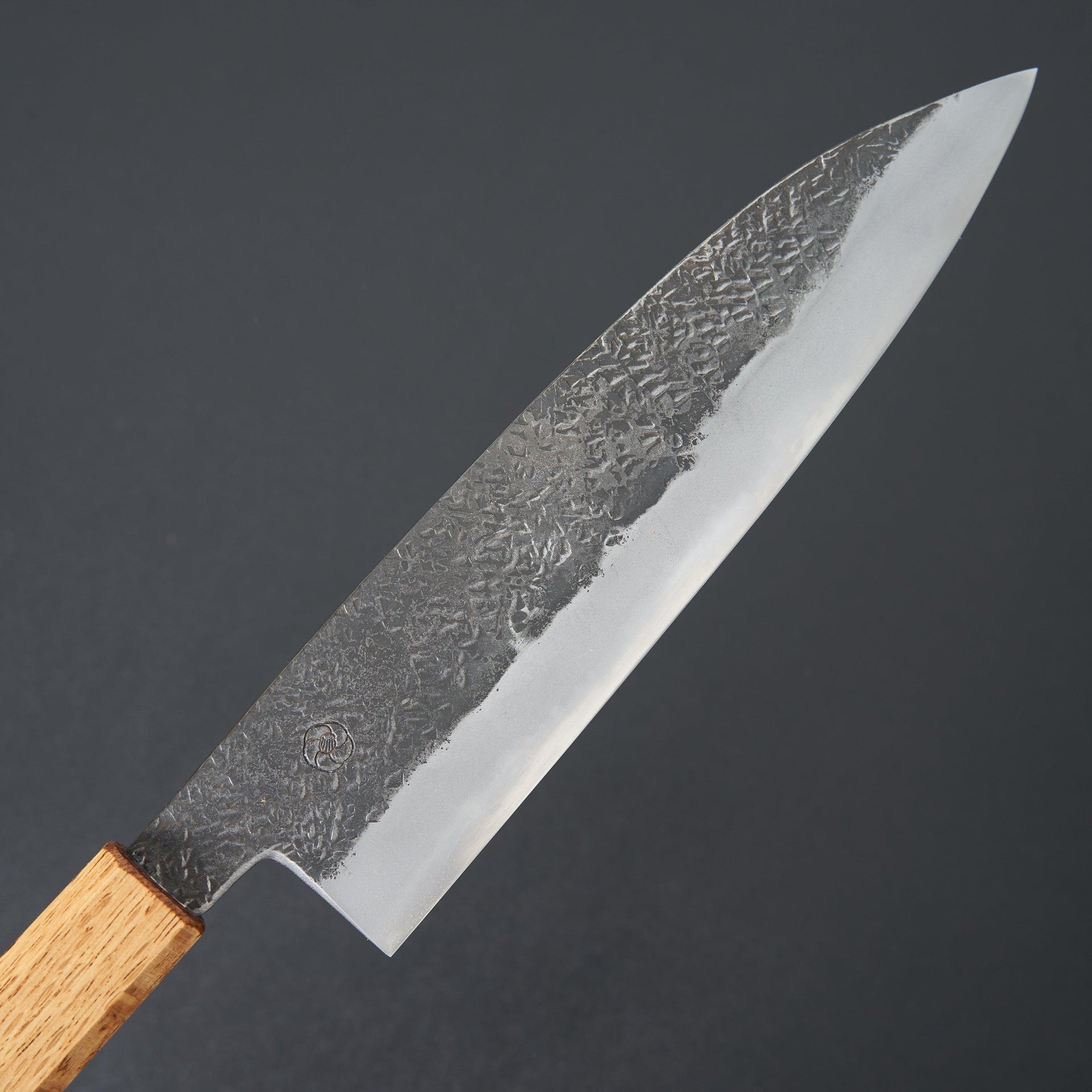 Miyazaki Kajiya Tsuchime Kurouchi Blue #2 Gyuto 210mm-Miyazaki-Carbon Knife Co