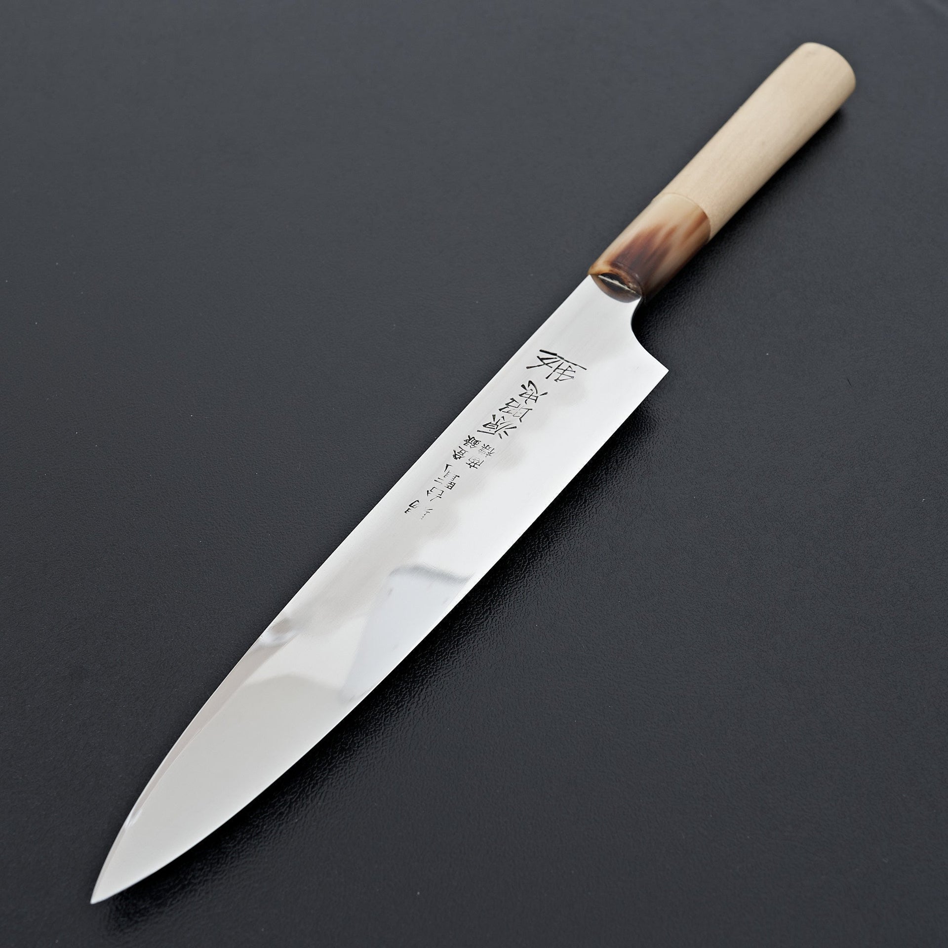 Mizuno Tanrenjo Akitada Honyaki DX Blue #2 Petty 180mm-Knife-Mizuno Tanrenjo-Carbon Knife Co