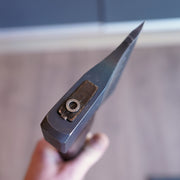 Mizuno Warikomi Bakin Axe 450g Burnt Oak Handle (Curved)-Knife-Hitohira-Carbon Knife Co
