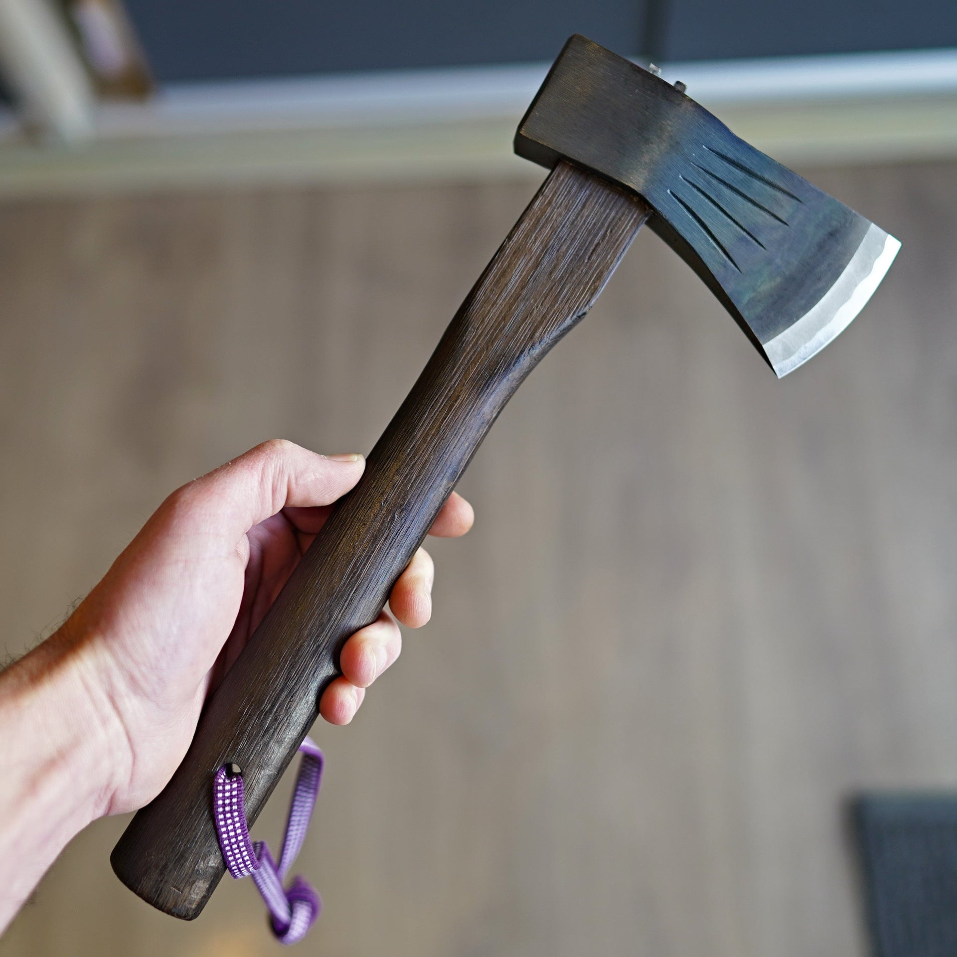 Mizuno Warikomi Koono Axe 600g Burnt Oak Handle-Knife-Hitohira-Carbon Knife Co