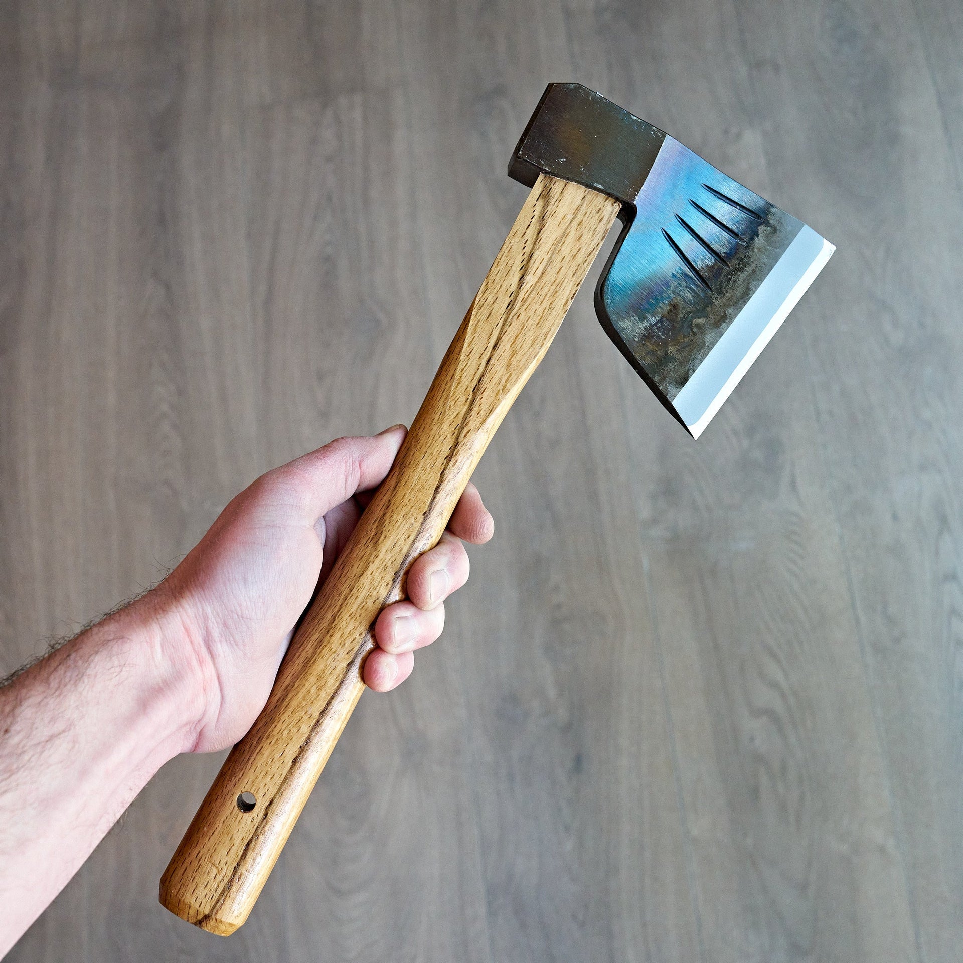 Mizuno Zenko Bakin Axe 570g Oak Handle-Knife-Hitohira-Carbon Knife Co