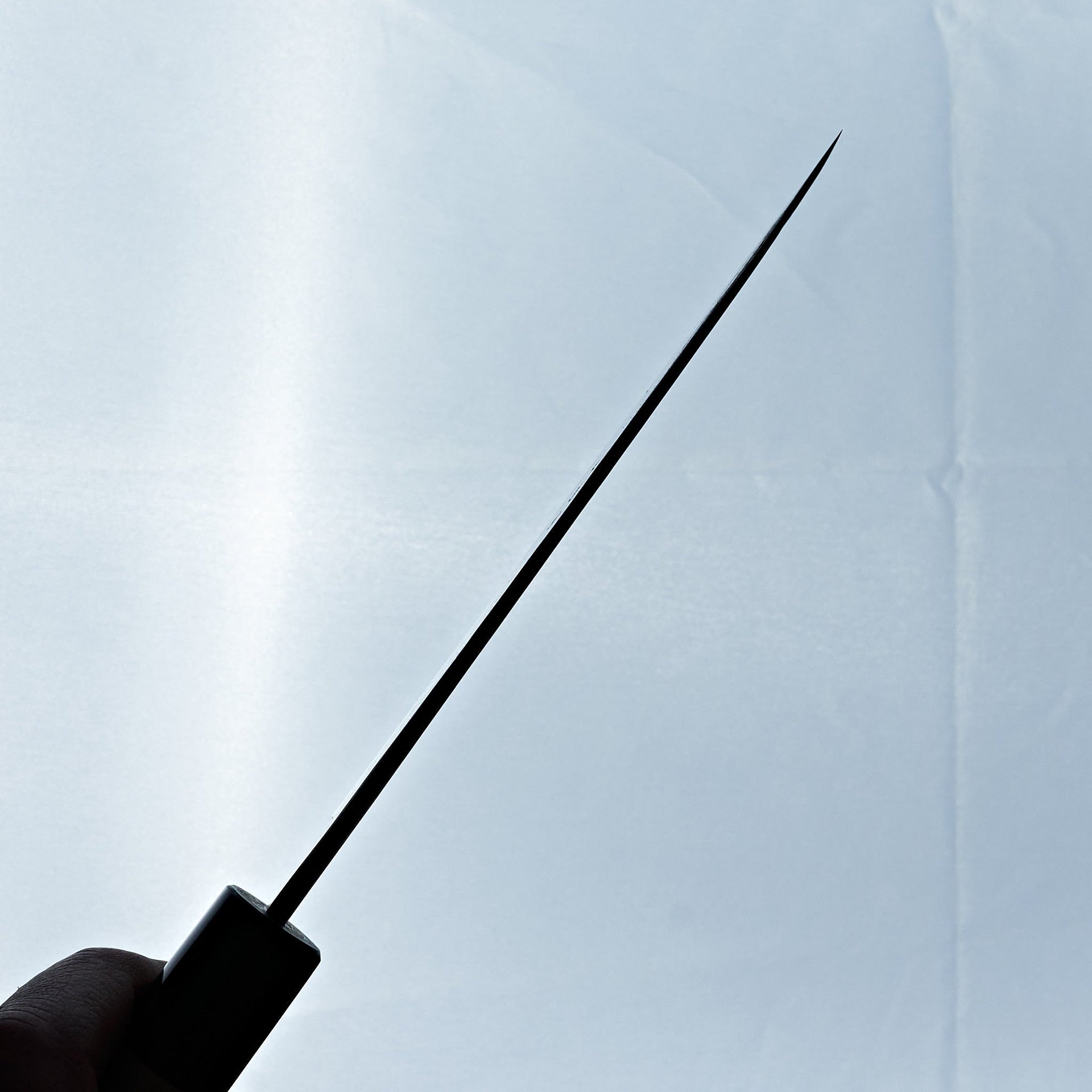 Morihei Hisamoto Blue Super Tsuchime Stainless Clad Bunka 165mm Ho Wood Handle-Knife-Hitohira-Carbon Knife Co