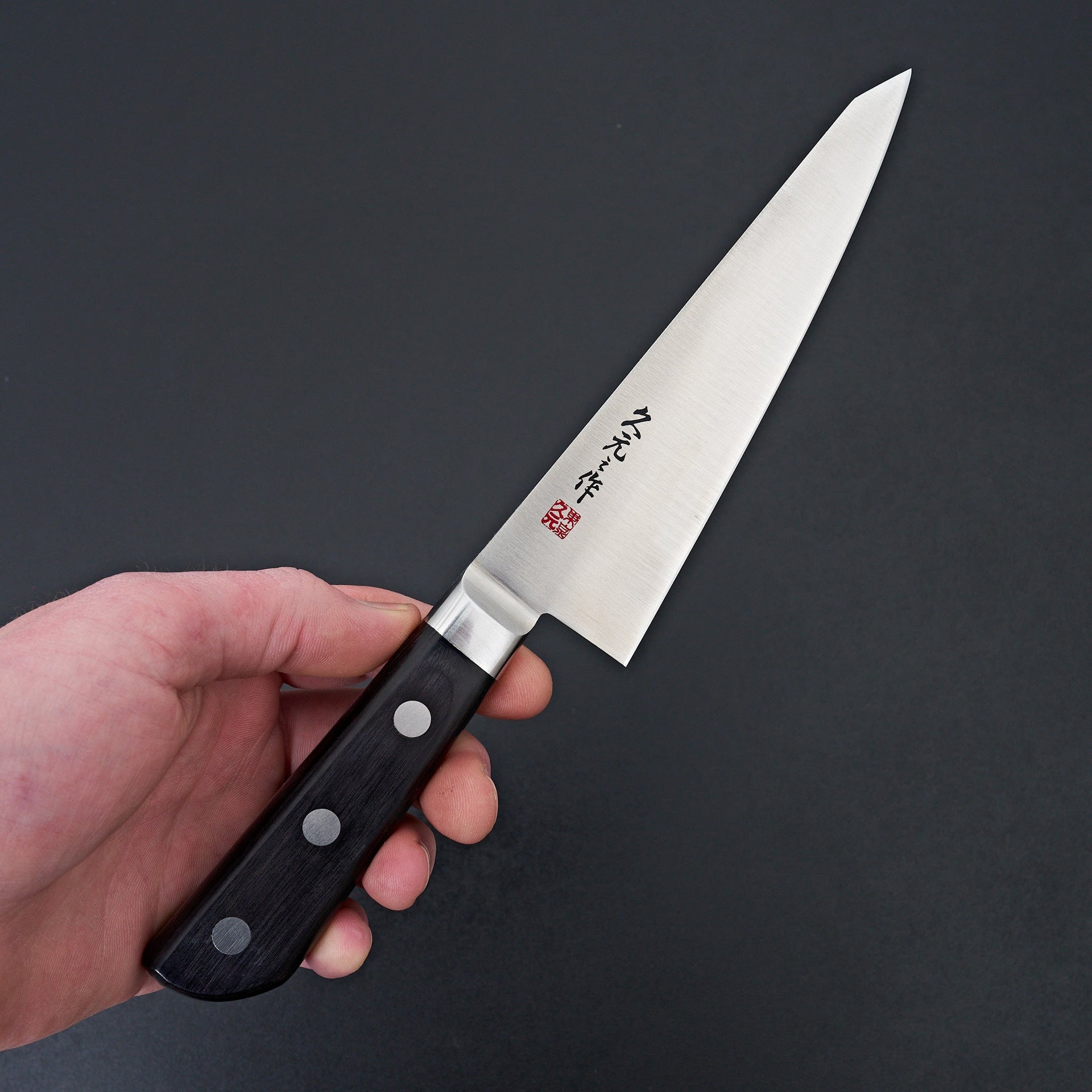 Morihei Hisamoto INOX Honesuki Kaku 150mm Pakka Handle-Hitohira-Carbon Knife Co