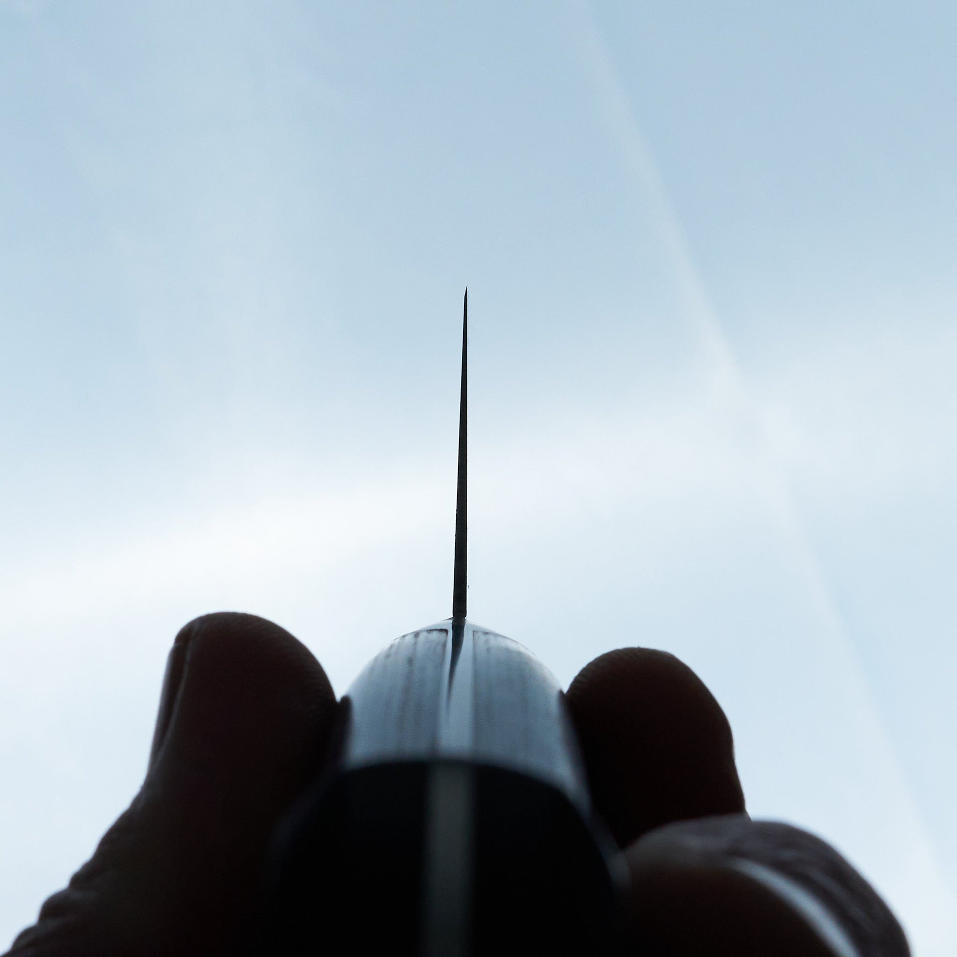 Morihei Hisamoto INOX Santoku 165mm Pakka Handle-Hitohira-Carbon Knife Co